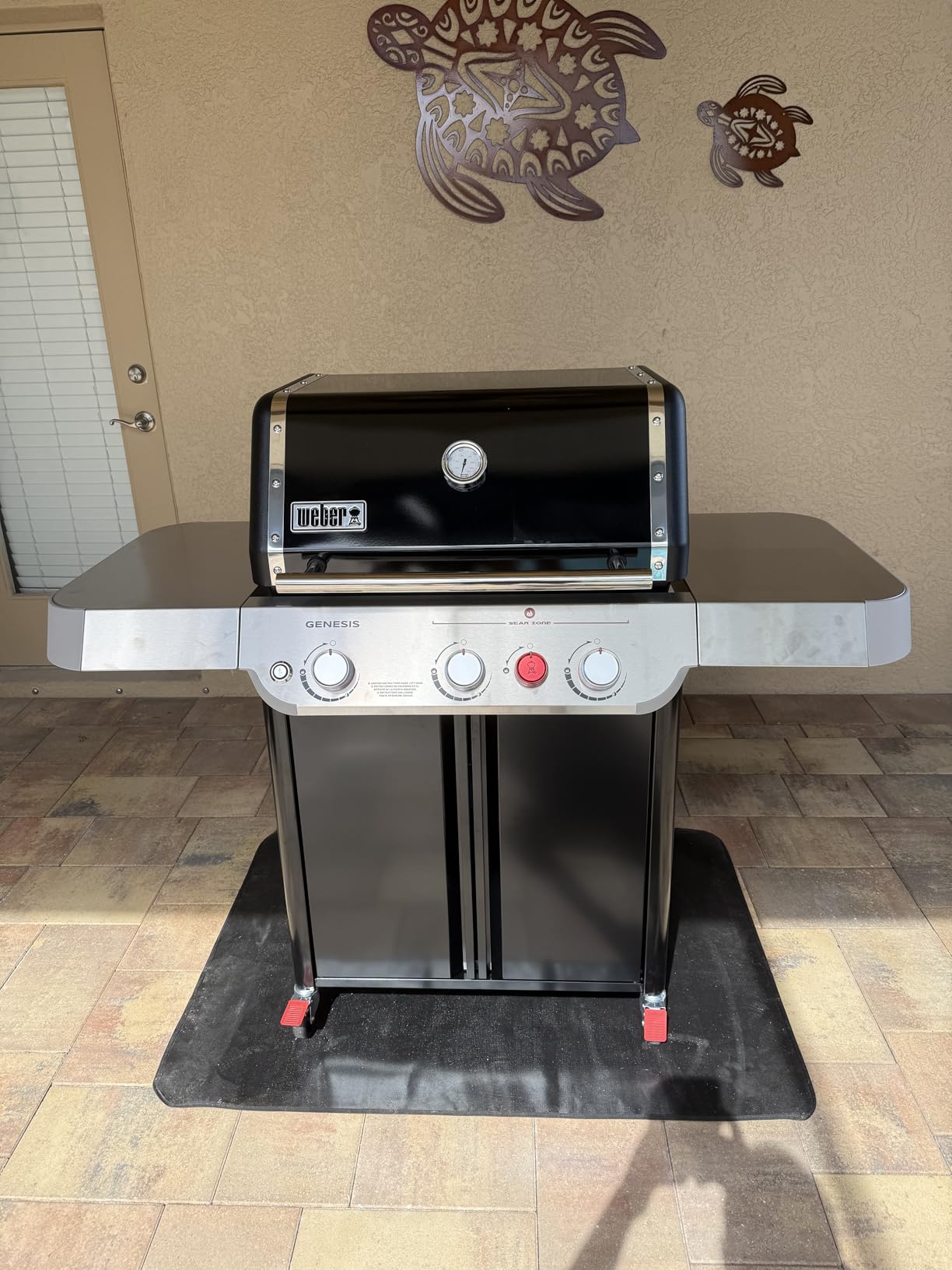 Weber Genesis E-325 Liquid Propane Gas Grill for Outdoor Cooking, 3 Burners, Black - Porcelain-Enameled, Cast-Iron Grates, PureBlu Burners & Sear Zone customer photo 1
