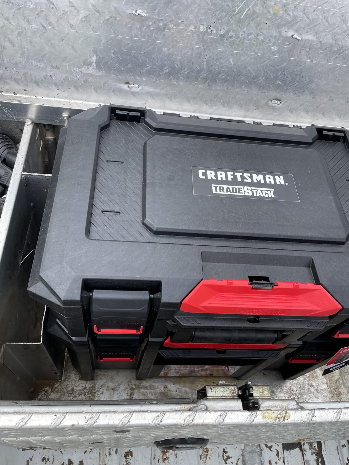 CRAFTSMAN TRADESTACK Rolling Tower - Modular Stacking Tool Storage System with Metal Latches and Heavy-Duty Construction - Customer Photo 2