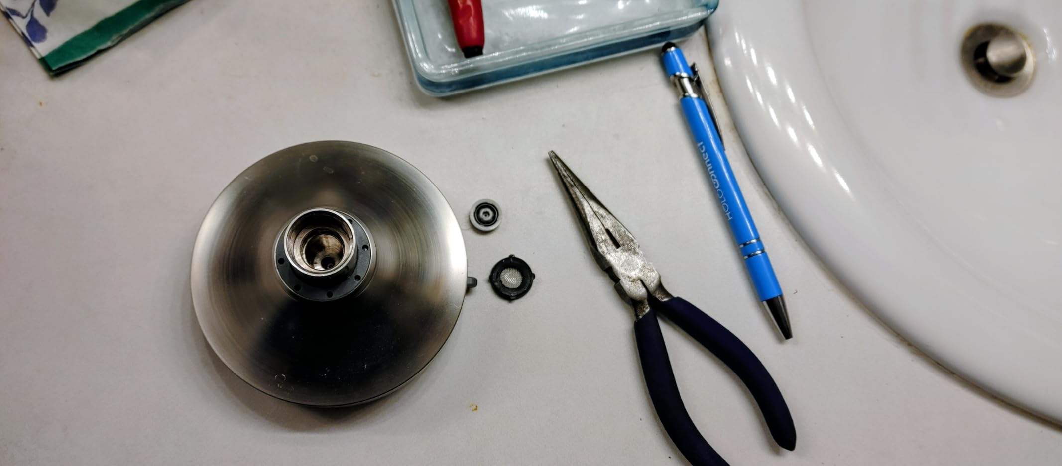 HOPOPRO 5-Mode High Pressure Shower Head - The Washington Post, NBC News, Today TV Show Recommended - High Flow Fixed Showerheads (6 Inch Chrome) - Customer Photo 2