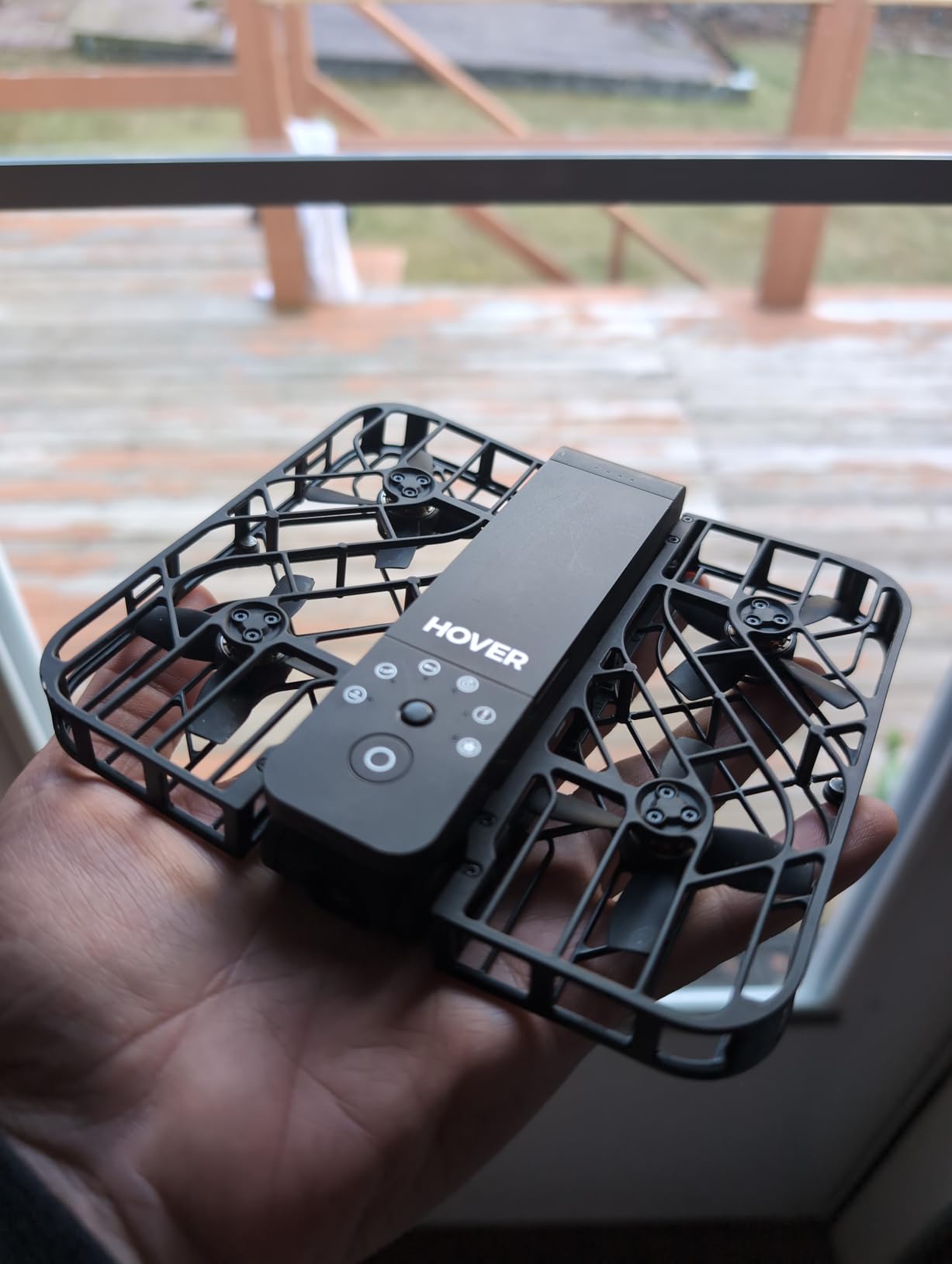 HOVERAir X1 Drone with Camera, Self-Flying Camera Drone with Follow Me Mode, Foldable Mini Drone with HDR Video Capture, Palm Takeoff, Intelligent Flight Paths, Hands-Free Control Black (Combo Plus) - Customer Photo 1