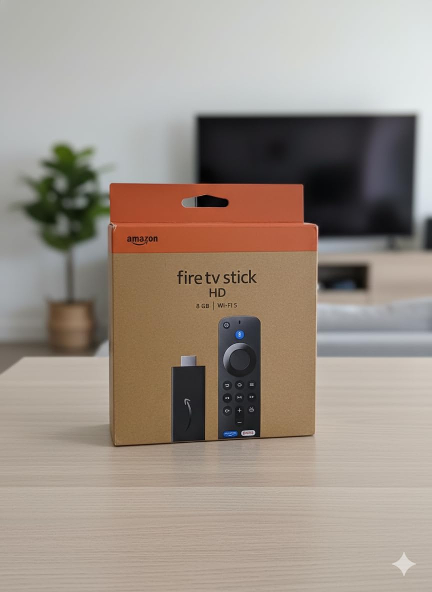Amazon Fire TV Stick HD (newest model), free and live TV, Alexa Voice Remote, smart home controls, HD streaming - Customer Photo 2