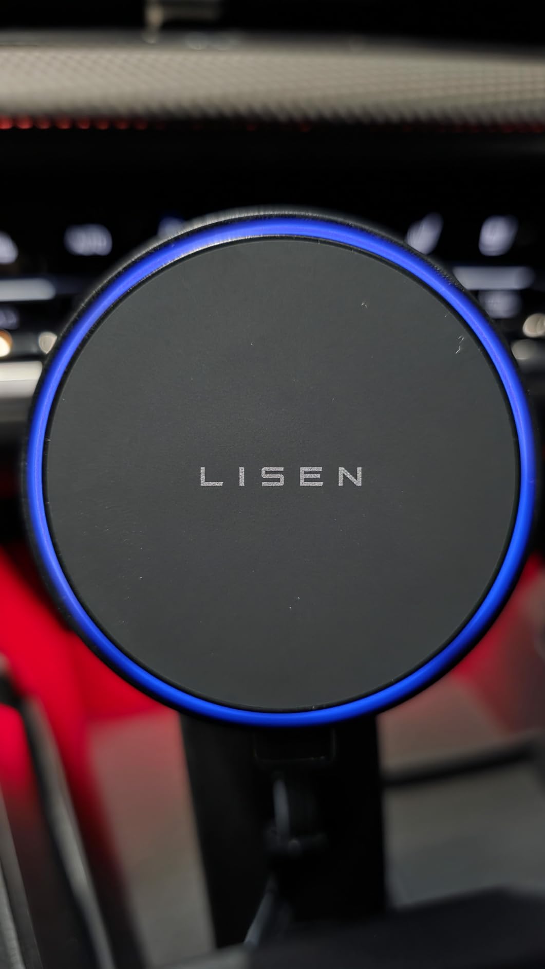 LISEN for 15W MagSafe Car Mount Charger,Magnetic Wireless Cars Charger,Magnetic Phone Holder for Cars,Phone Holders for Your Car Accessories for Men Women Jeep Ford F150 for iPhone 17-12,Samsung S25 - Customer Photo 3