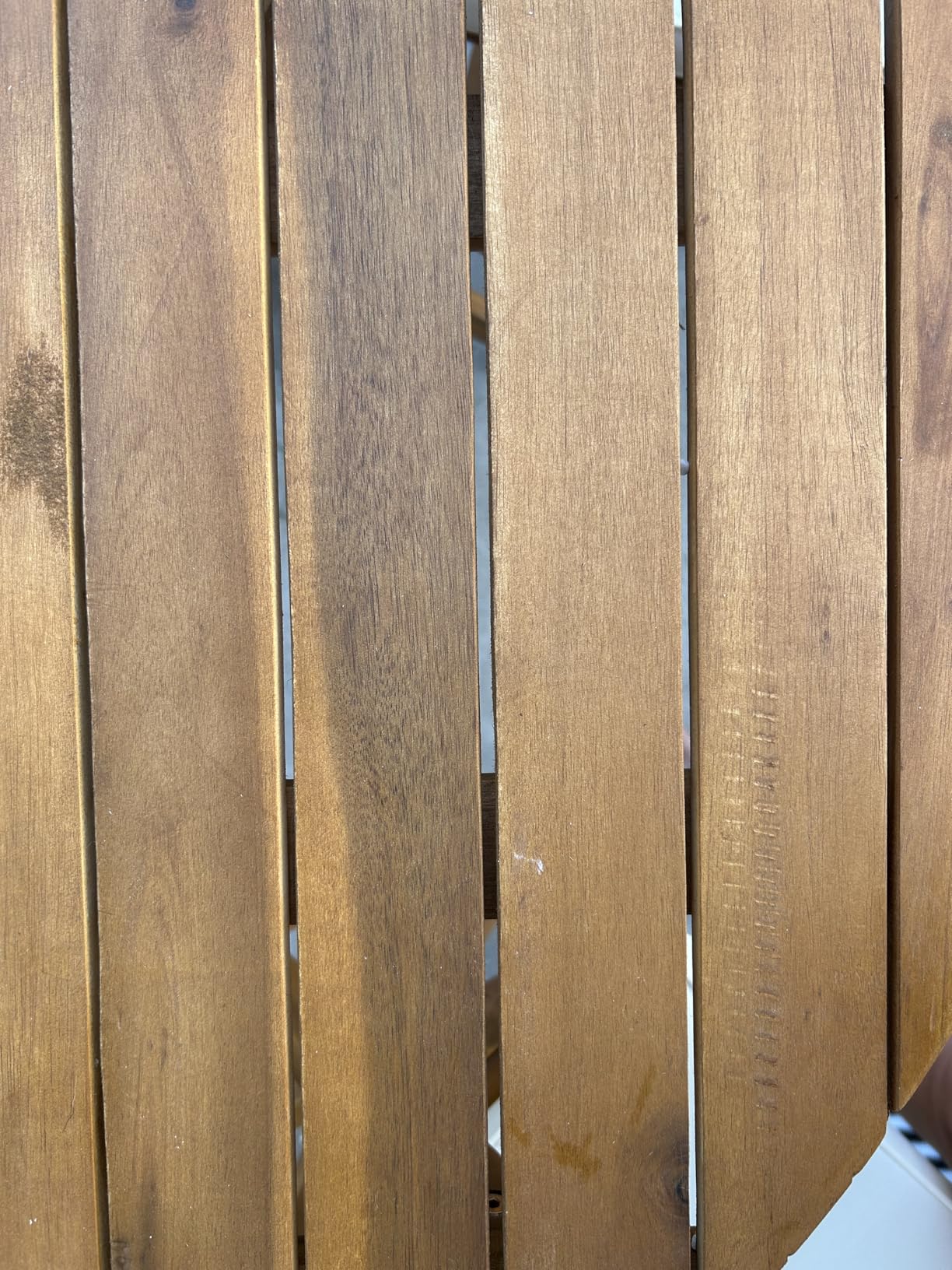 IDZO Rocking Chairs Design Heavy Duty 400lbs Capacity Wood Patio Bistro Set 3 Piece Outdoor - Customer Photo 5