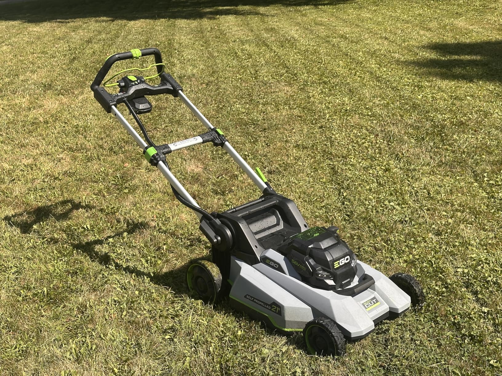 EGO Power+ Electric Lawn Mower, Self-Propelled Cordless with Touch Drive, Includes (2) 56V 4.0Ah Batteries and Rapid Charger – LM2122SP-2 - Customer Photo 2