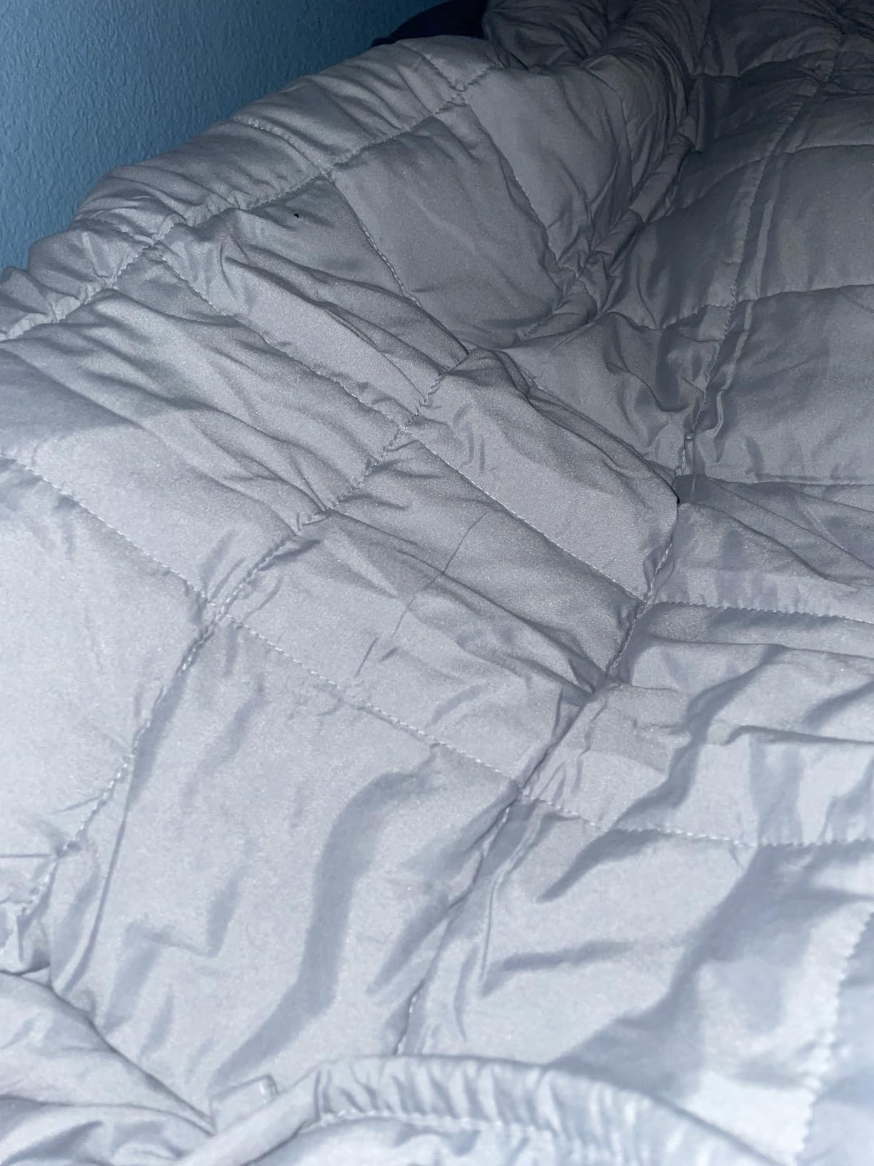 Topblan Weighted Blanket for Adults 12lbs, Soft Cooling Breathable Weighted Throw for Sleeping, Washable Heavy Blanket with Glass Beads for Winter, Sofa Bed, 48