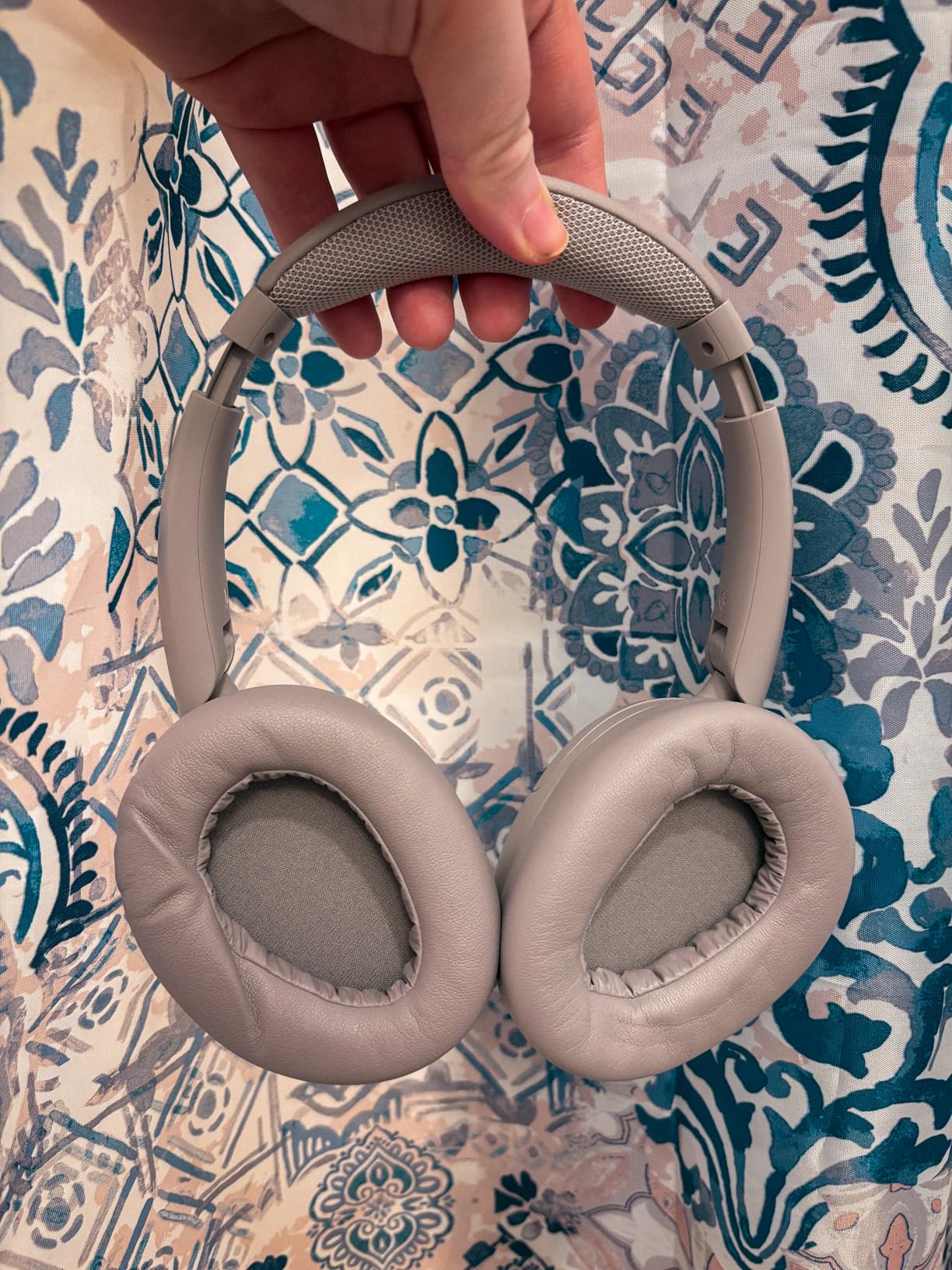 JLab JBuds Lux ANC Wireless Headphones, Mauve, Hybrid Active Noise Cancelling, Customizable Sound, Spatial Audio Compatible, Premium Over-Ear Bluetooth Headset - Customer Photo 2