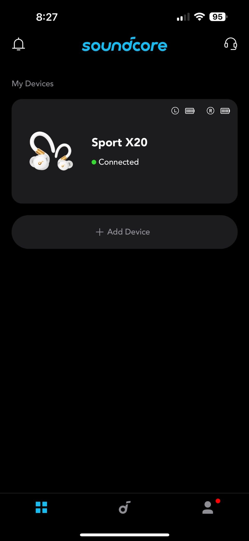 Soundcore Sport X20 by Anker, True-Wireless Workout Earbuds, Rotatable and Extendable Ear Hooks, Noise Cancelling, Deep Bass, IP68 Waterproof, Sweatproof, Dustproof, 48H Play, Sport Earbuds for Gym - Customer Photo 1