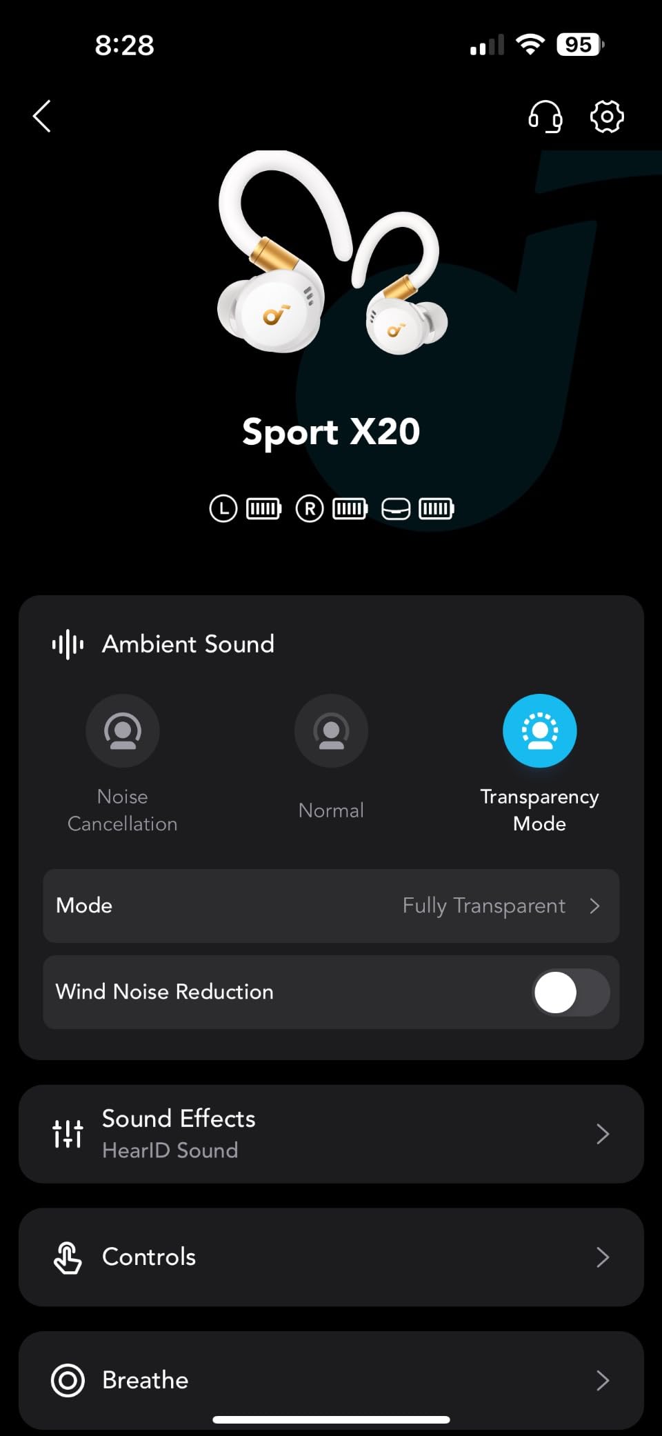 Soundcore Sport X20 by Anker, True-Wireless Workout Earbuds, Rotatable and Extendable Ear Hooks, Noise Cancelling, Deep Bass, IP68 Waterproof, Sweatproof, Dustproof, 48H Play, Sport Earbuds for Gym - Customer Photo 5