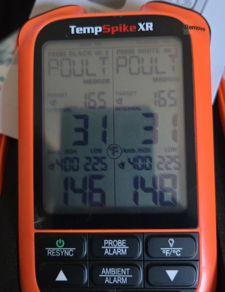 ThermoPro TempSpike 1000FT Wireless Meat Thermometer Digital with 2 Upgraded Ultra-Thin Probe, Kitchen Food Thermometer for Cooking, Turkey, Oven, Smoker, Rotisserie, BBQ, Grill Temperature Indicator - Customer Photo 1