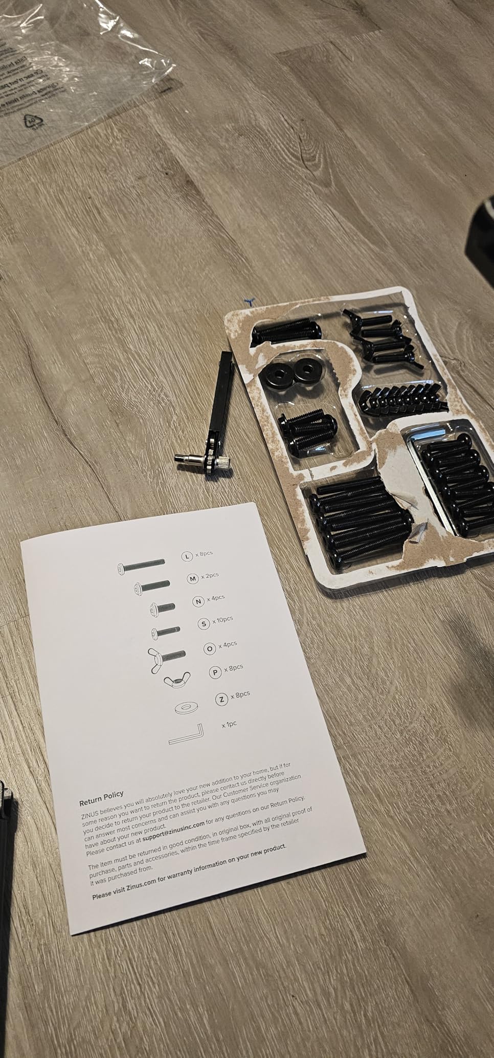 Zinus Rumi 14in Queen Metal Bed Frame, Quick Assembly SmartBase Mattress Foundation, Heavy Duty Sturdy Steel with No Box Spring Needed, Eco-Friendly Packaging, Black - Customer Photo 1