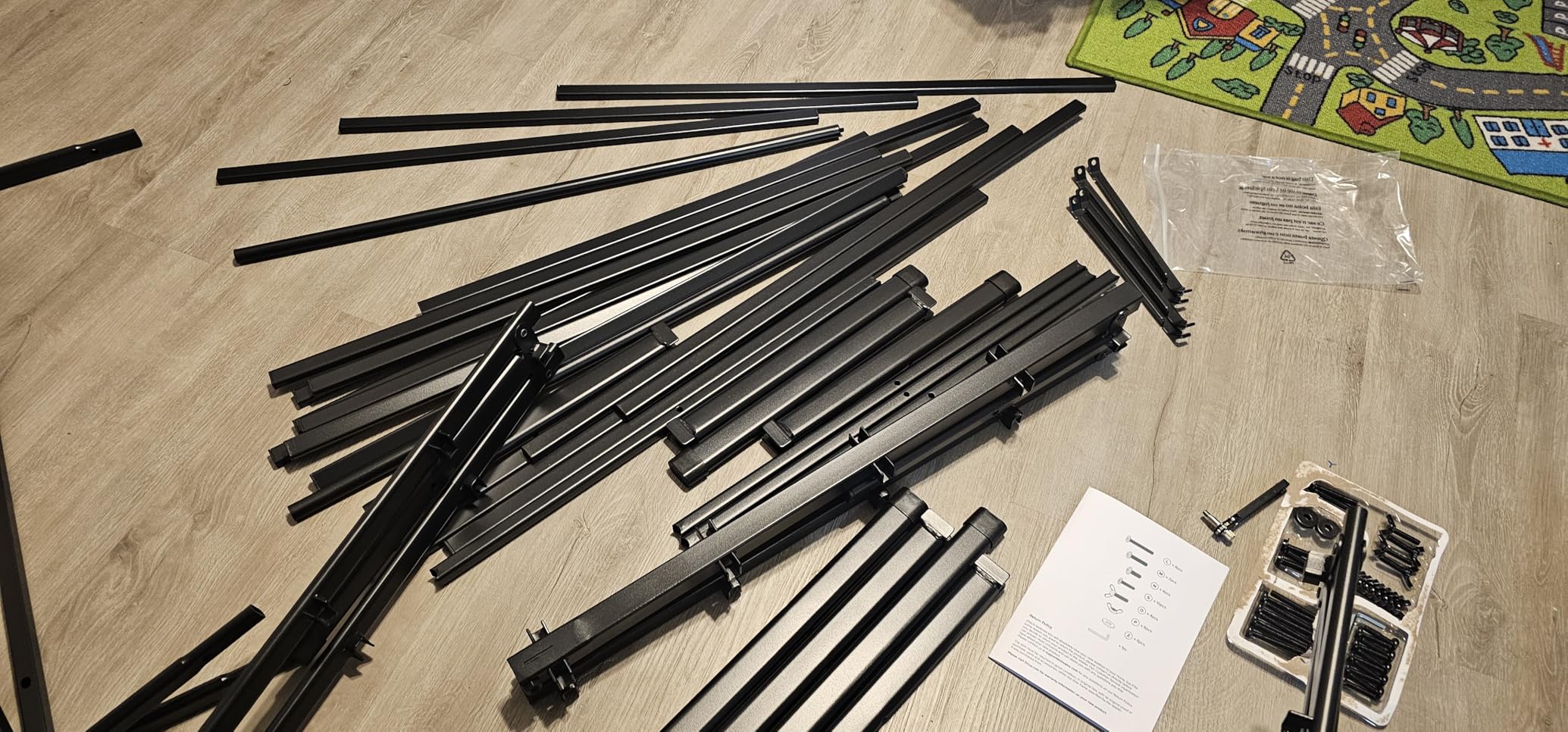 Zinus Rumi 14in Queen Metal Bed Frame, Quick Assembly SmartBase Mattress Foundation, Heavy Duty Sturdy Steel with No Box Spring Needed, Eco-Friendly Packaging, Black - Customer Photo 2