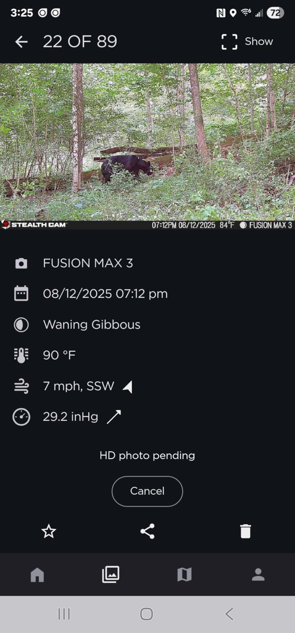 Stealth Cam Fusion MAX Dual Sim 36MP Photo & 1080P HD Video 0.35 Sec Trigger Speed App-Control Hunting Cellular Trail Camera - Available on AT&T & Verizon | 2 Pack - Customer Photo 1