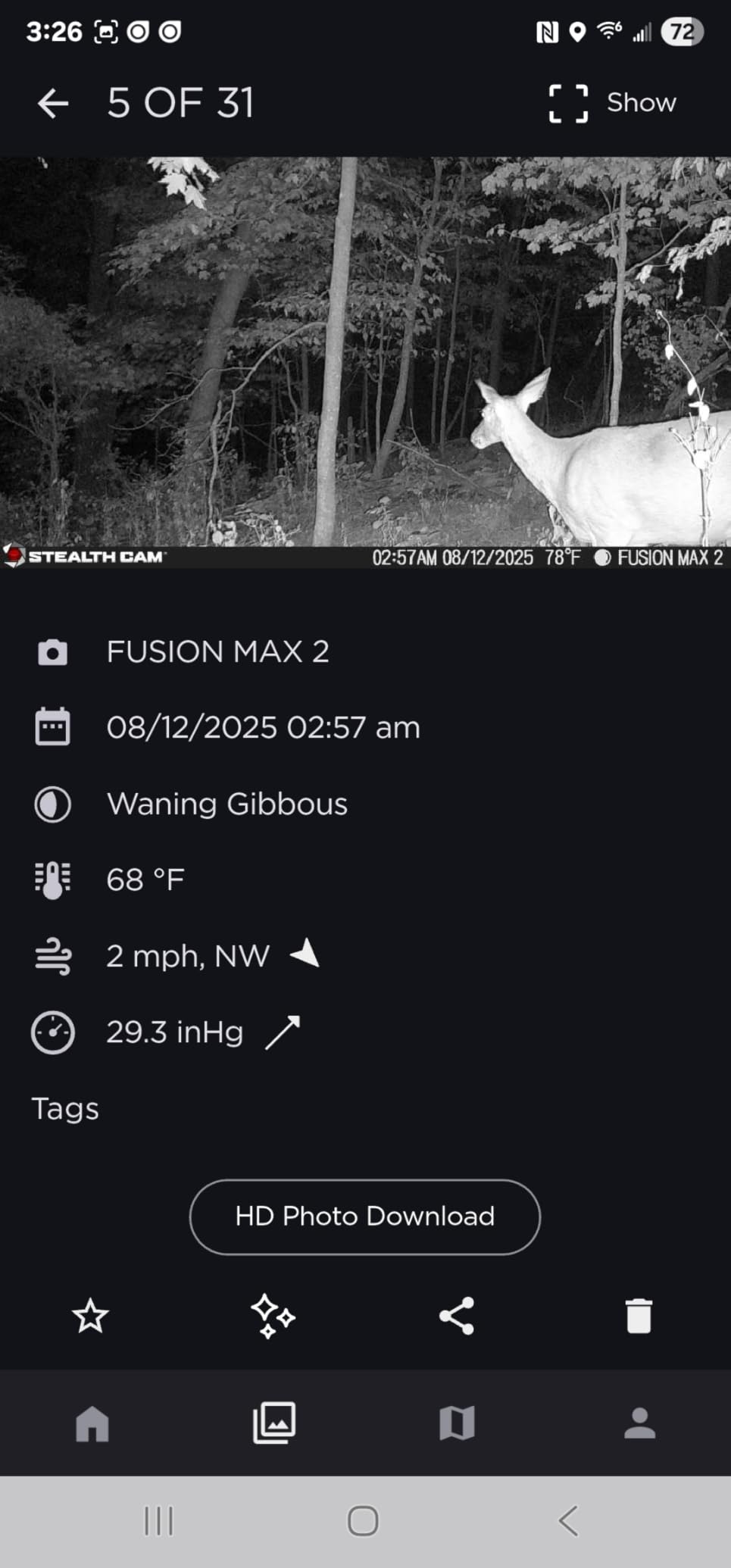 Stealth Cam Fusion MAX Dual Sim 36MP Photo & 1080P HD Video 0.35 Sec Trigger Speed App-Control Hunting Cellular Trail Camera - Available on AT&T & Verizon | 2 Pack - Customer Photo 2