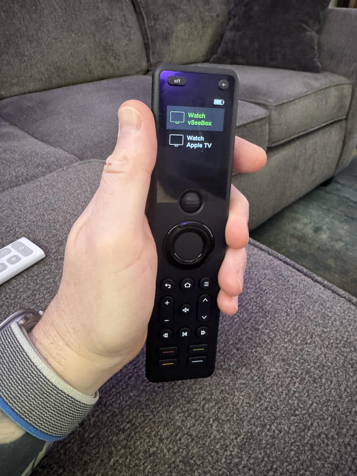 SofaBaton X1S Universal Remote with Hub, Universal Remote Control with One Touch Activities, Customize SofaBaton APP, Compatible with 60 Devices, Compatible with Alexa Google Assistant, Raise to Wake - Customer Photo 1