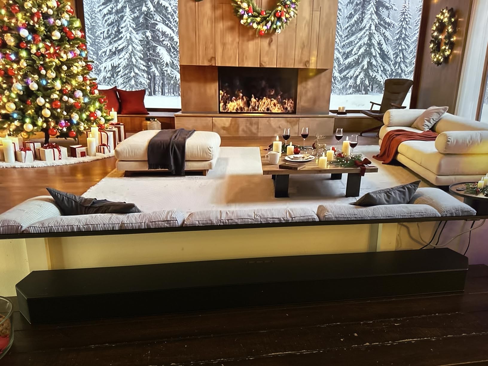 SAMSUNG Q990D 11.1.4ch Soundbar w/Wireless Dolby Atmos Audio, Rear Speaker Included, Q-Symphony, SpaceFit Sound Pro, Adaptive Sound, Game Mode Pro with Alexa Built-in, HW-Q990D/ZA - Customer Photo 1