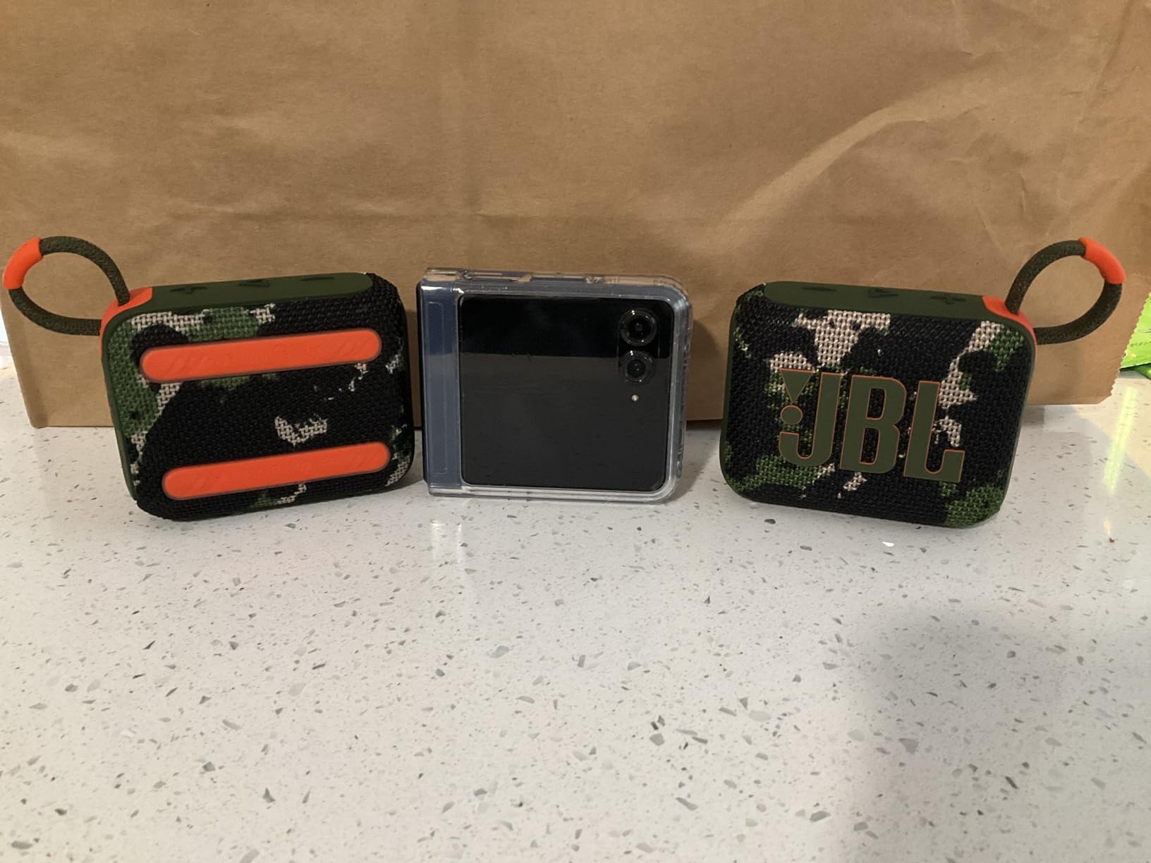 JBL Go 4 - Ultra-Portable, Waterproof and Dustproof Bluetooth Speaker, Big JBL Pro Sound with Punchy bass, 7-Hour Built-in Battery, Made in Part with Recycled Materials (Black) - Customer Photo 2