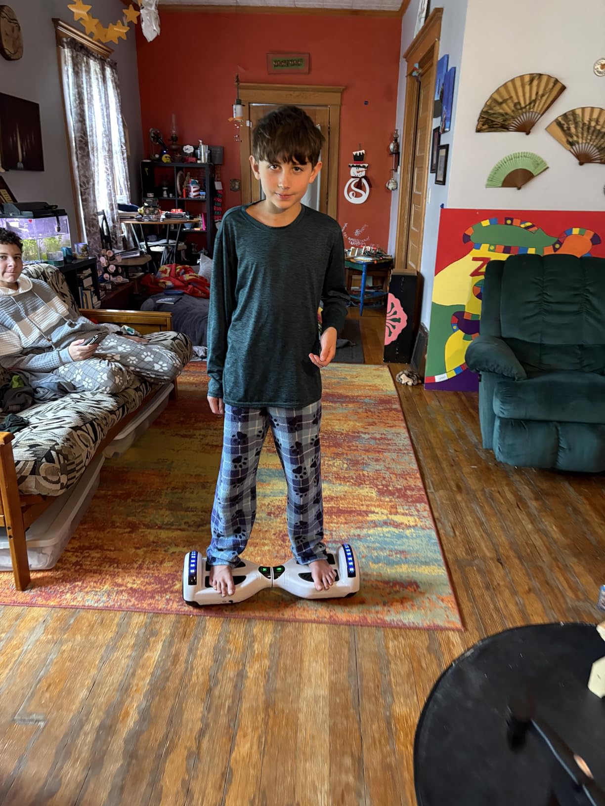 SIMATE Hoverboard, Bluetooth All Terrain Hover Boards with LED Lights and APP Control, Gifts for Kids Adults Girls Boys, for All Ages - Customer Photo 1
