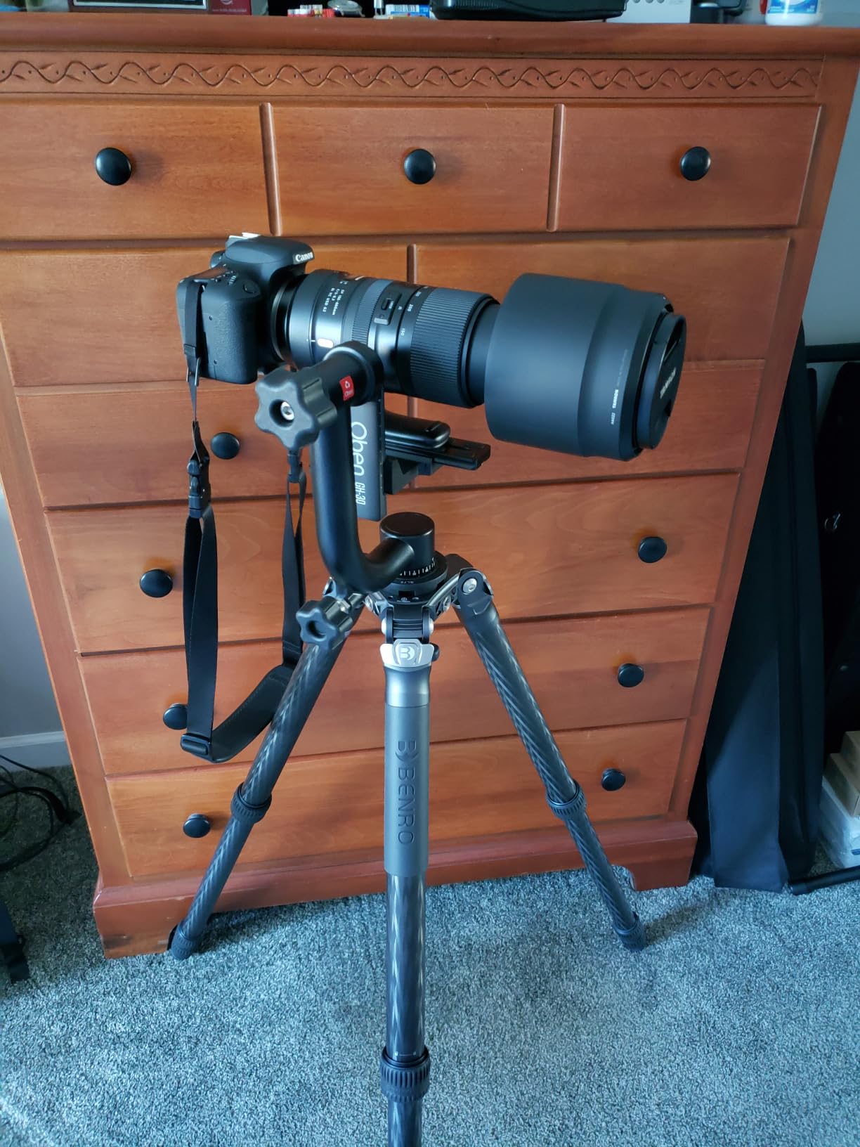 Benro Mammoth Carbon Fiber Tripod (TMTH34C) - 4-Section Heavy-Duty Carbon Fiber Tripod with 75 mm Bowl, Twist-Locks customer photo 1