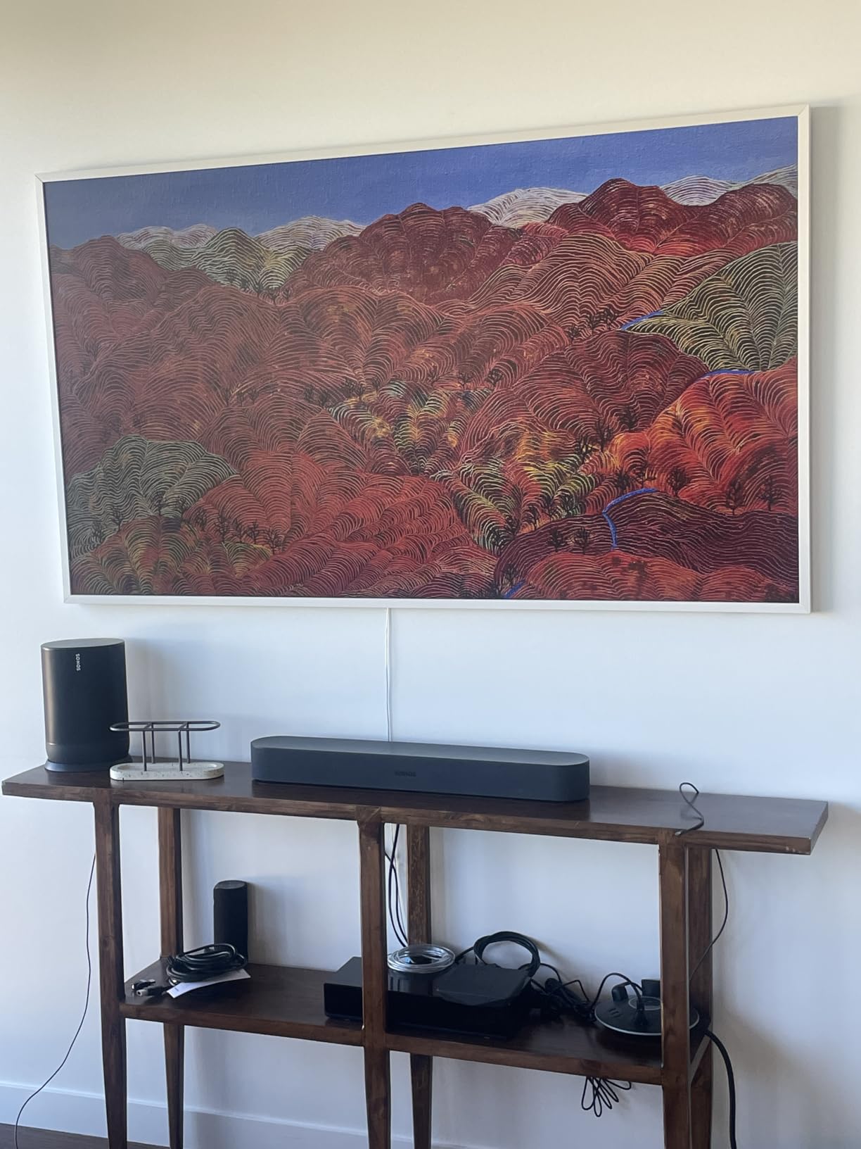 Samsung 75-Inch Class QLED 4K LS03D The Frame Series Quantum HDR Smart TV w/Dolby Atmos, Art Mode, Anti-Reflection, Customizable Frame, Slim Fit Wall Mount with Alexa Built-in (QN75LS03D, 2024 Model) - Customer Photo 2