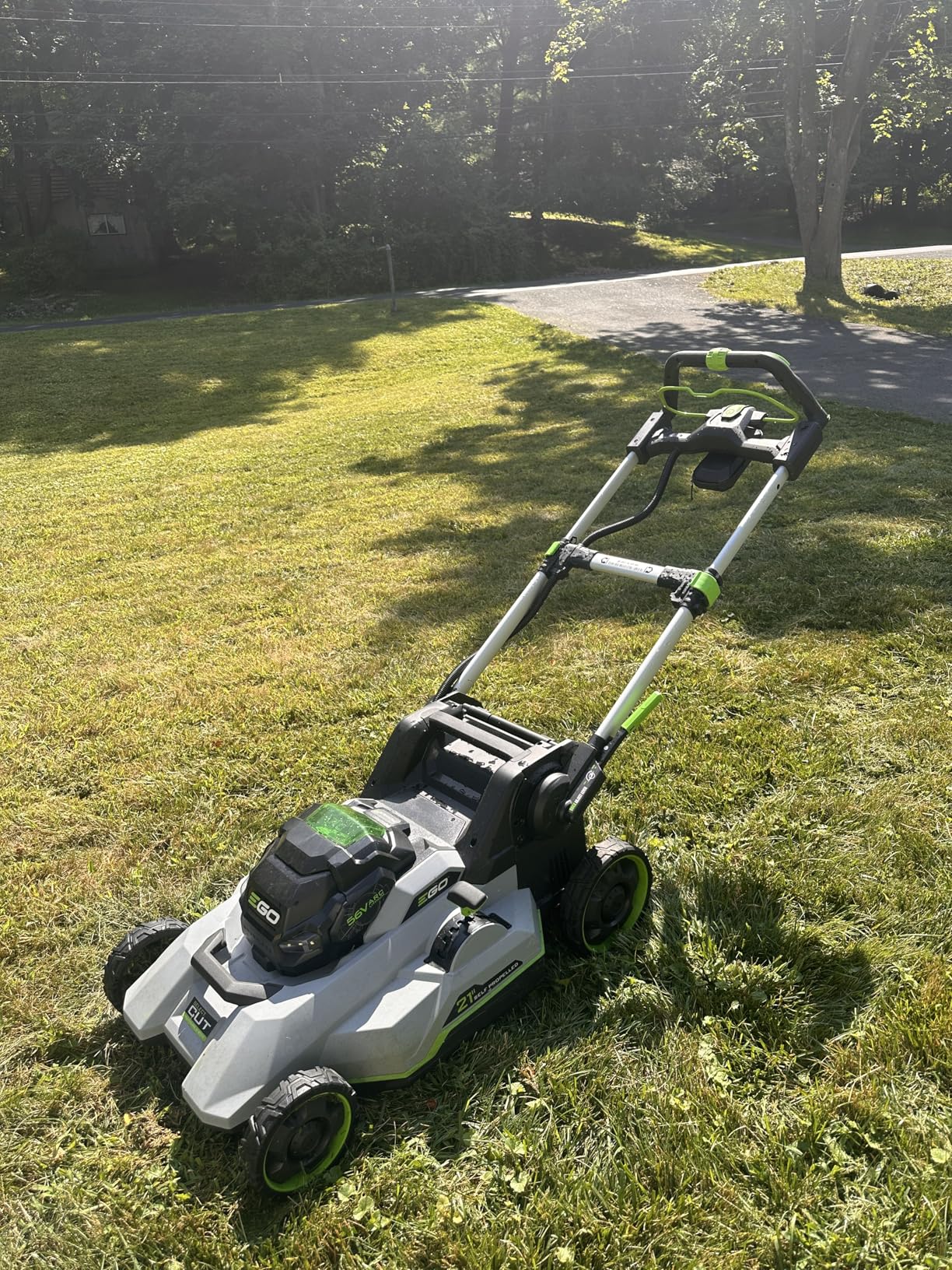 EGO POWER+ Electric Lawn Mower, Self-Propelled Cordless with Select Cut and Touch Drive, Includes (2) 56V 6.0Ah Batteries and Rapid Charger - LM2134SP-2 - Customer Photo 1