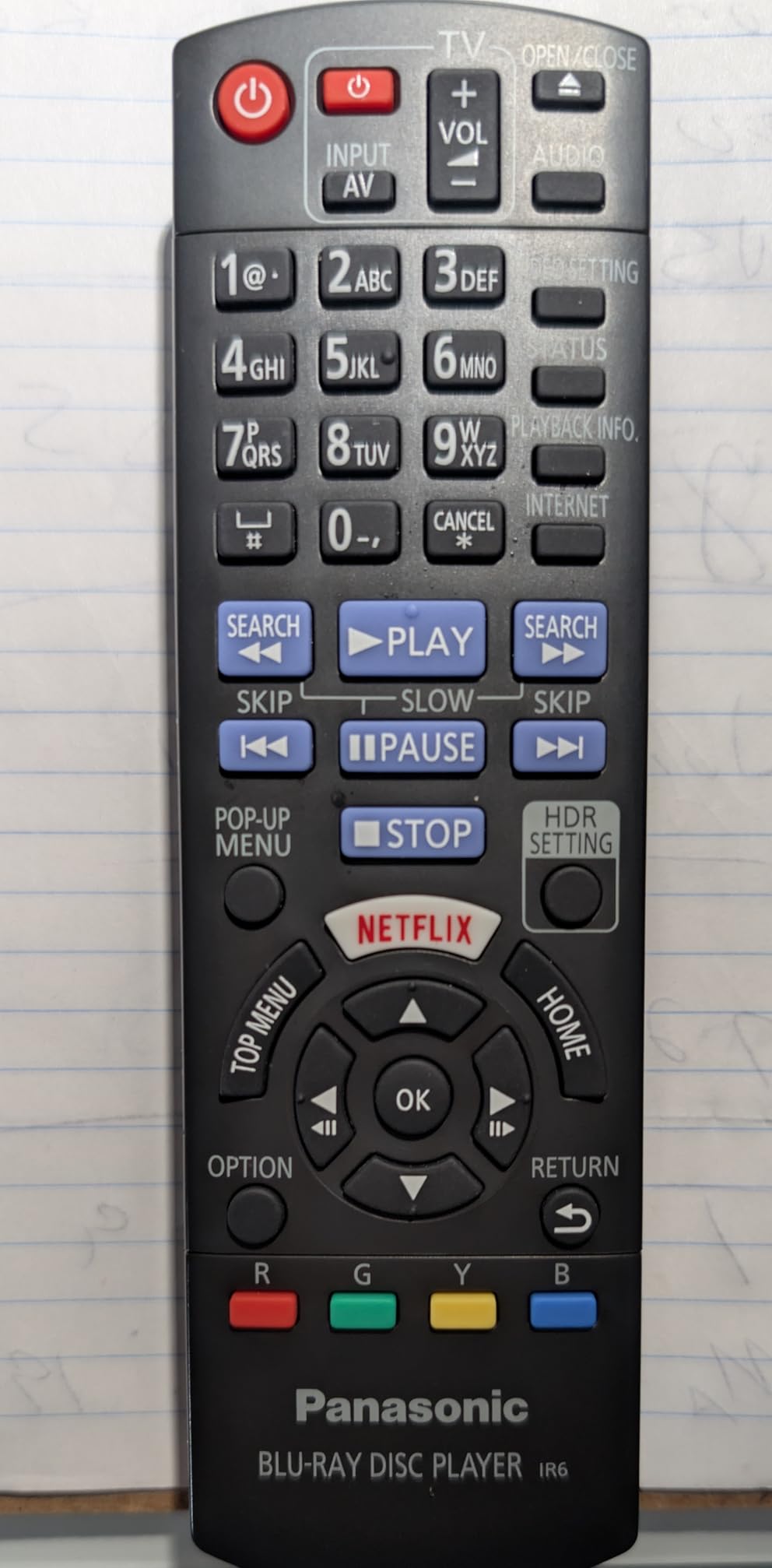 Panasonic DP-UB820-K 4K UHD Blu-ray Player With HDR10+, Dolby Vision, Network Streaming + HDMI Cables + Network and Optical Audio Cables - Customer Photo 1