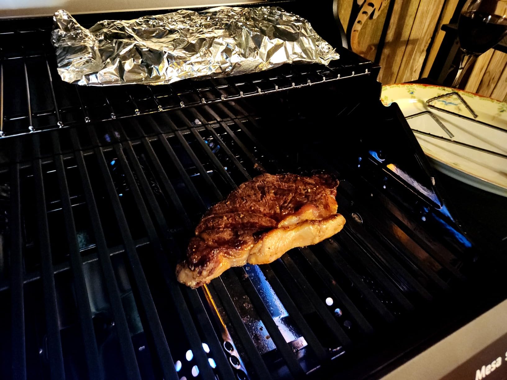 Monument Grills 3+1 Outdoor Barbecue Stainless Steel Propane Gas Grill, 3 Burners & 1 Side Burner 48,000 BTU Patio Garden Grill with Knob Controls, Mesa305 - Customer Photo 1