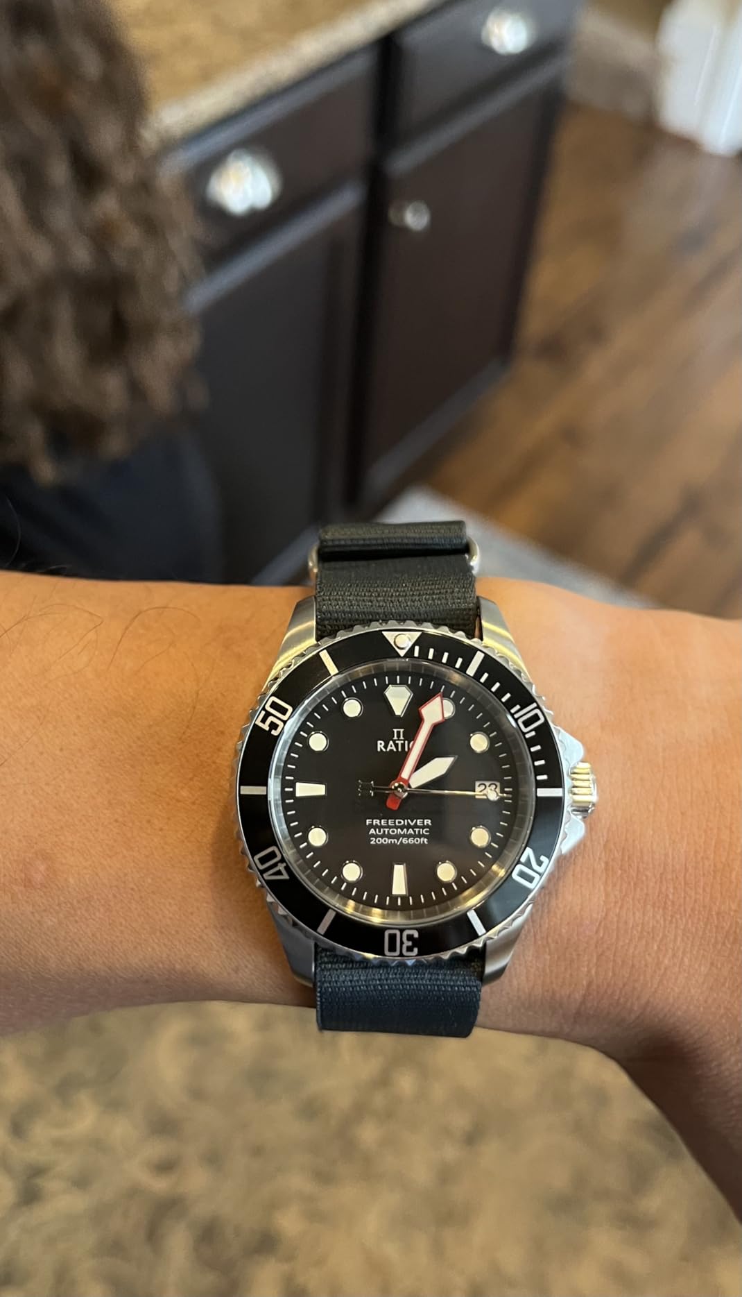 RATIO FreeDiver Sapphire Crystal Diver Watch Japanese Automatic Movement Dive Watch 200m Water Resistant Diving Watch - Customer Photo 1