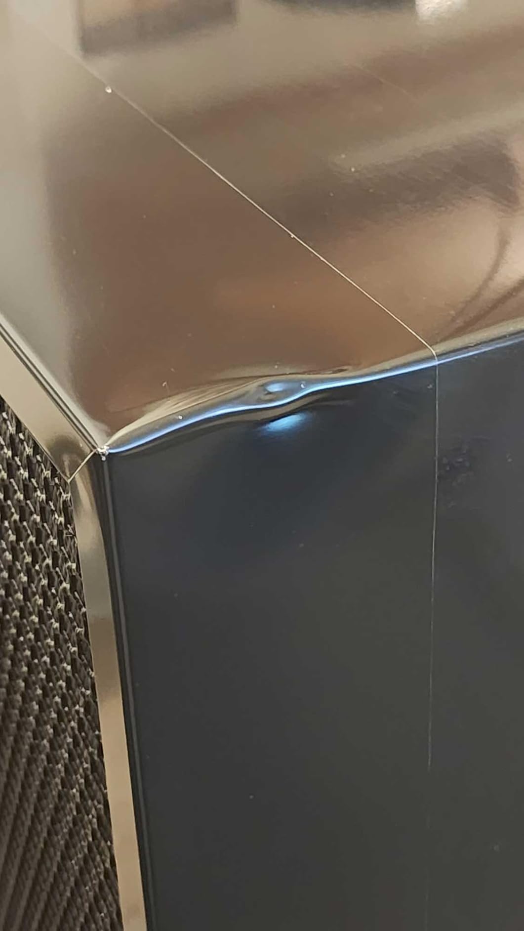 Midea MERM33S1AST Mini Fridge, 3.3 Cu.ft Compact Fridge with Internal Light, Adjustable Thermostat, Reversible Door, Low Noise for Dorm, Office, Bedroom, Stainless Steel - Customer Photo 1