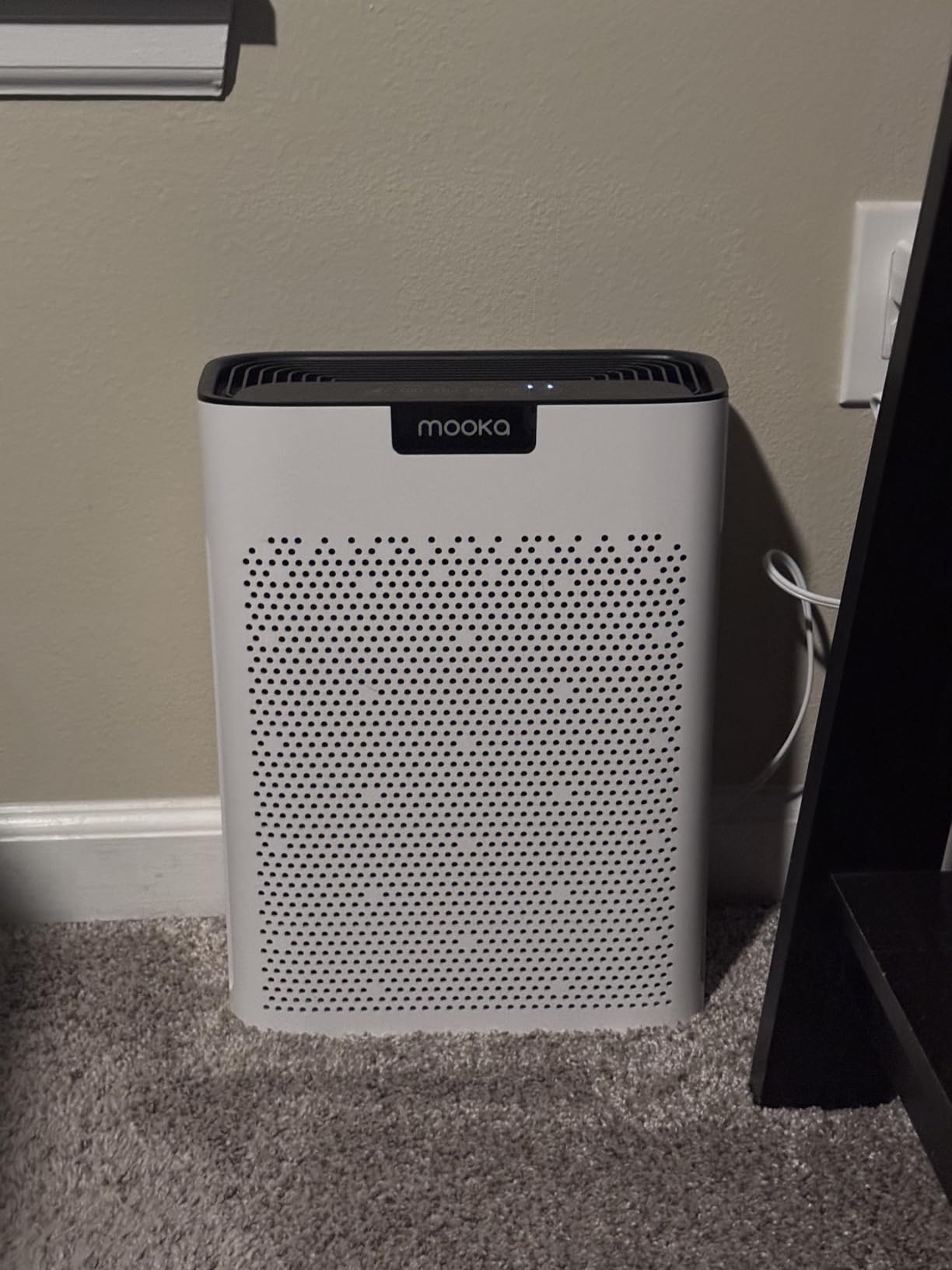 Air Purifiers for Home Large Room 2200 Ft² with Washable Filters, MOOKA H13 HEPA Air Purifier for Home Pets Bedroom with Fragrance, Air Cleaner for Smoke Dust Pollen Pets Hair Odor, KJ190L White - Customer Photo 2