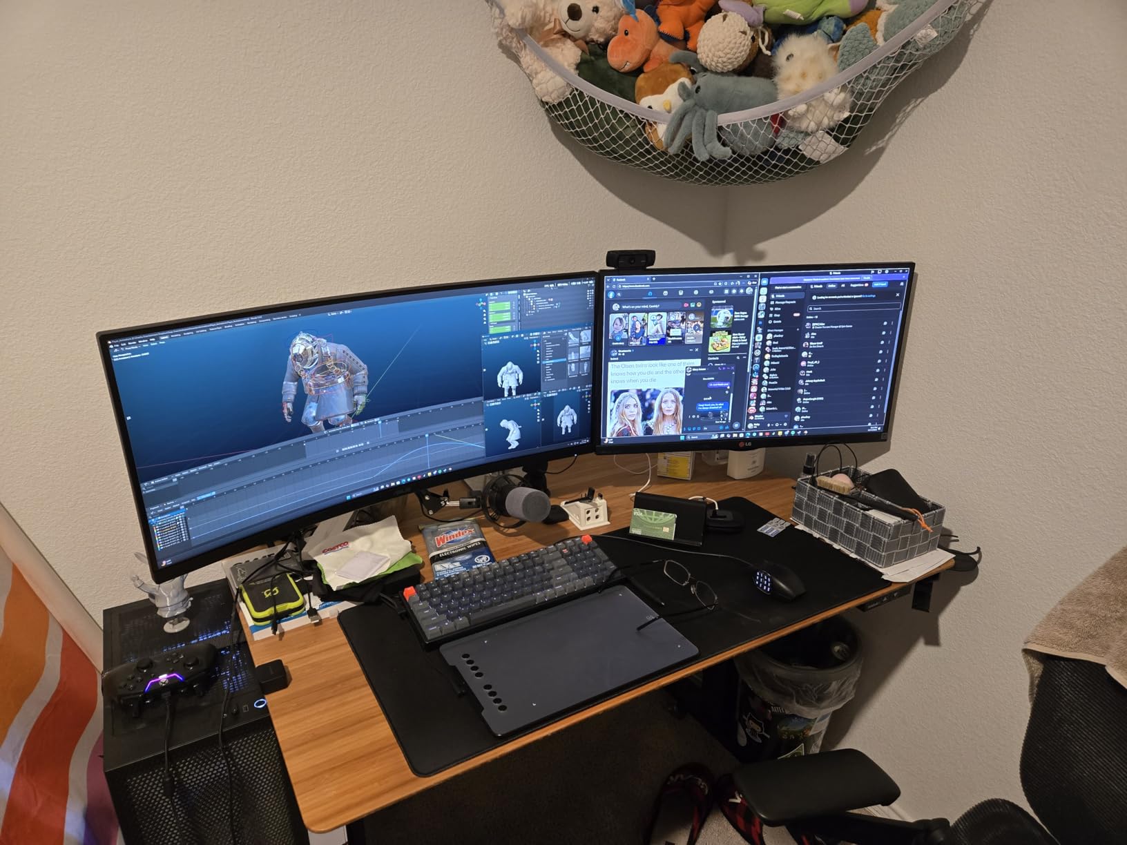 ASUS TUF Gaming 34 inch Ultra-Wide Curved Monitor (VG34VQ3B) – 21:9 QHD (3440x1440), 180Hz, 1ms, Extreme Low Motion Blur Sync, FreeSync Premium, Speaker, 90% DCI-P3, DisplayWidget Center, 3 yr Warranty - Customer Photo 2