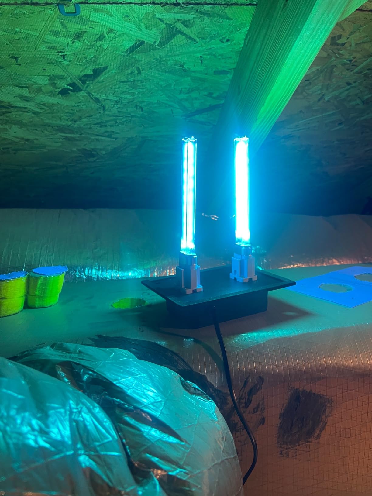 Qualirey 26W HVAC UV Light Sanitizer Air Purifier for Whole House, 110V Dual UV UVC Light in Duct for HVAC Duct Filter - Customer Photo 1