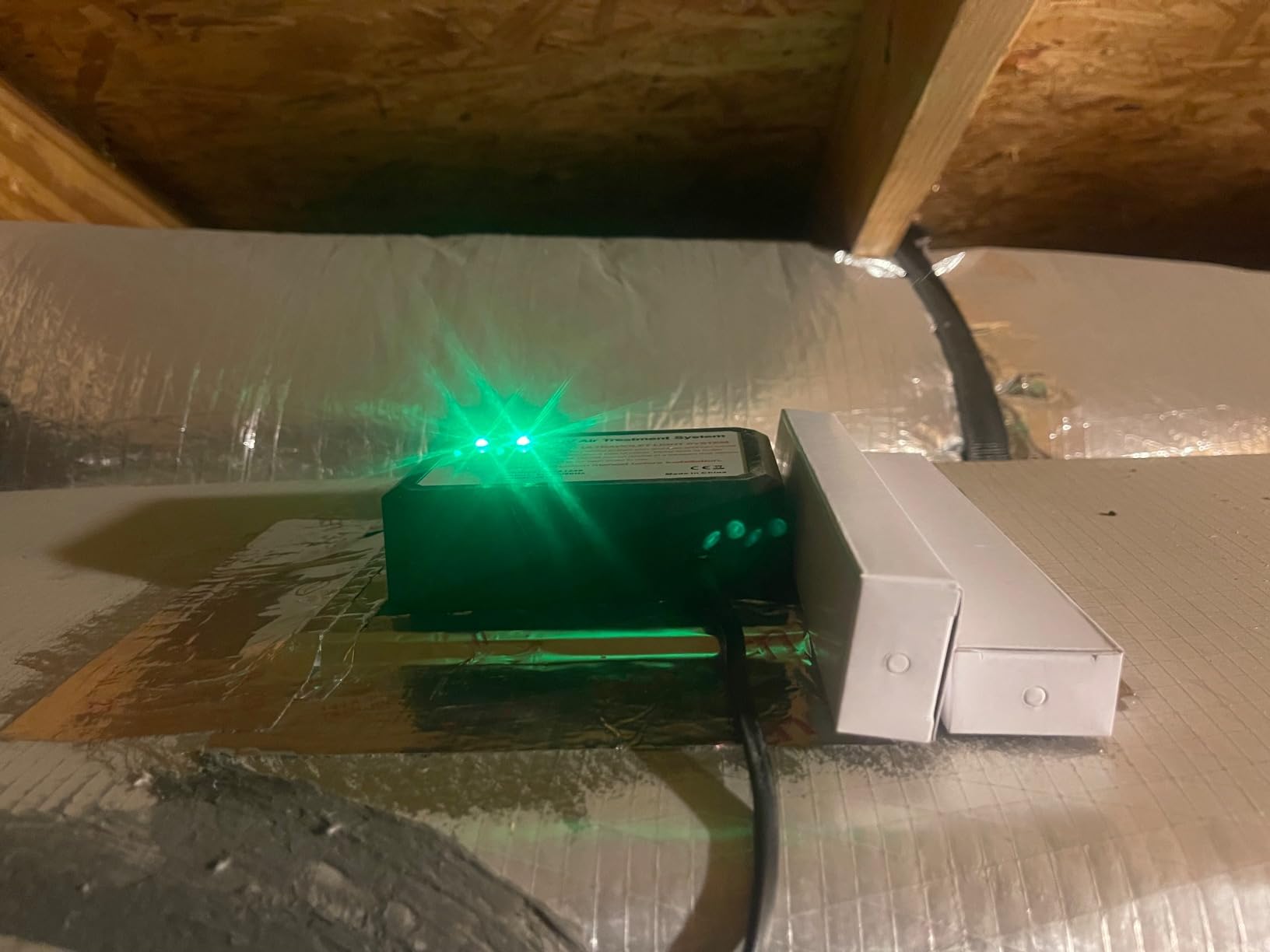 Qualirey 26W HVAC UV Light Sanitizer Air Purifier for Whole House, 110V Dual UV UVC Light in Duct for HVAC Duct Filter - Customer Photo 2