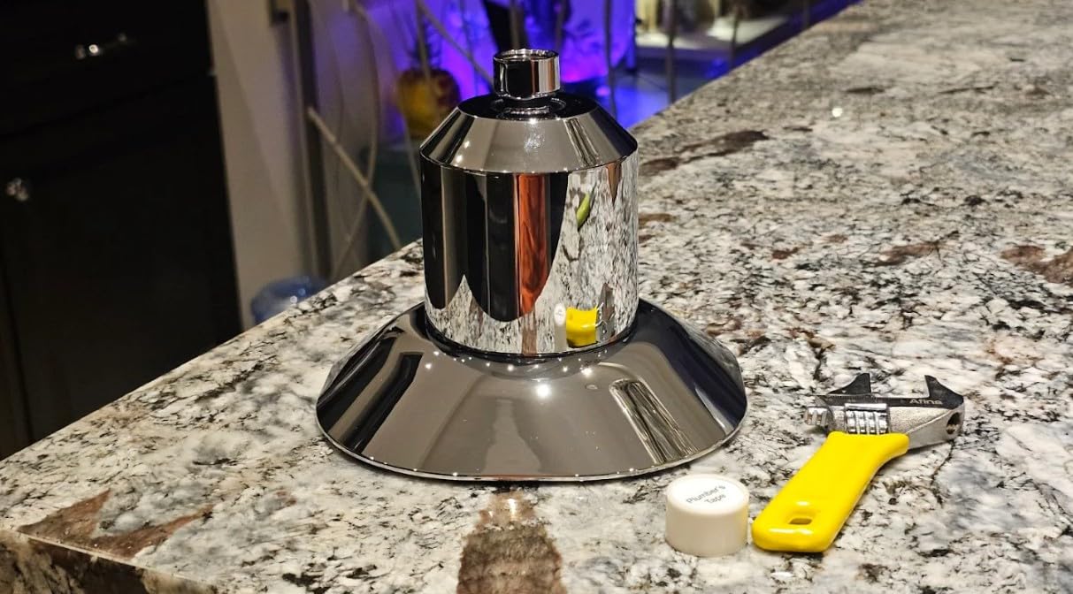 Afina Filtered Shower Head - Water Softener Showerhead with KDF-55 Shower Filter for Hard Water - High Pressure Rain Fall Experience - Universal Fit (Brushed Nickel) - Customer Photo 1