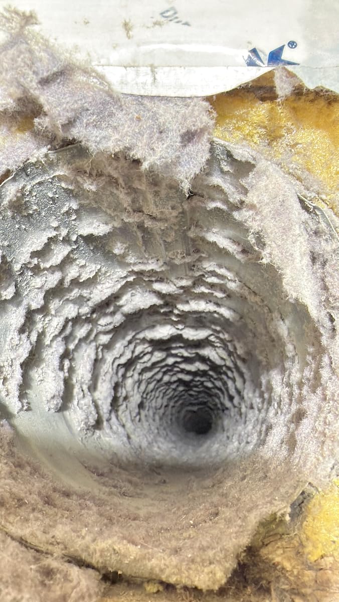 Dryer Vent Duct Cleaning Kit - Gardus RLE24 LintEater Rotary Dryer Vent Cleaner Kit, Removes Lint, Dryer Vent Cleaning System Extends Up to 24' with 08 Flexible 3' Rods, Air Duct Cleaning Tools - Customer Photo 5