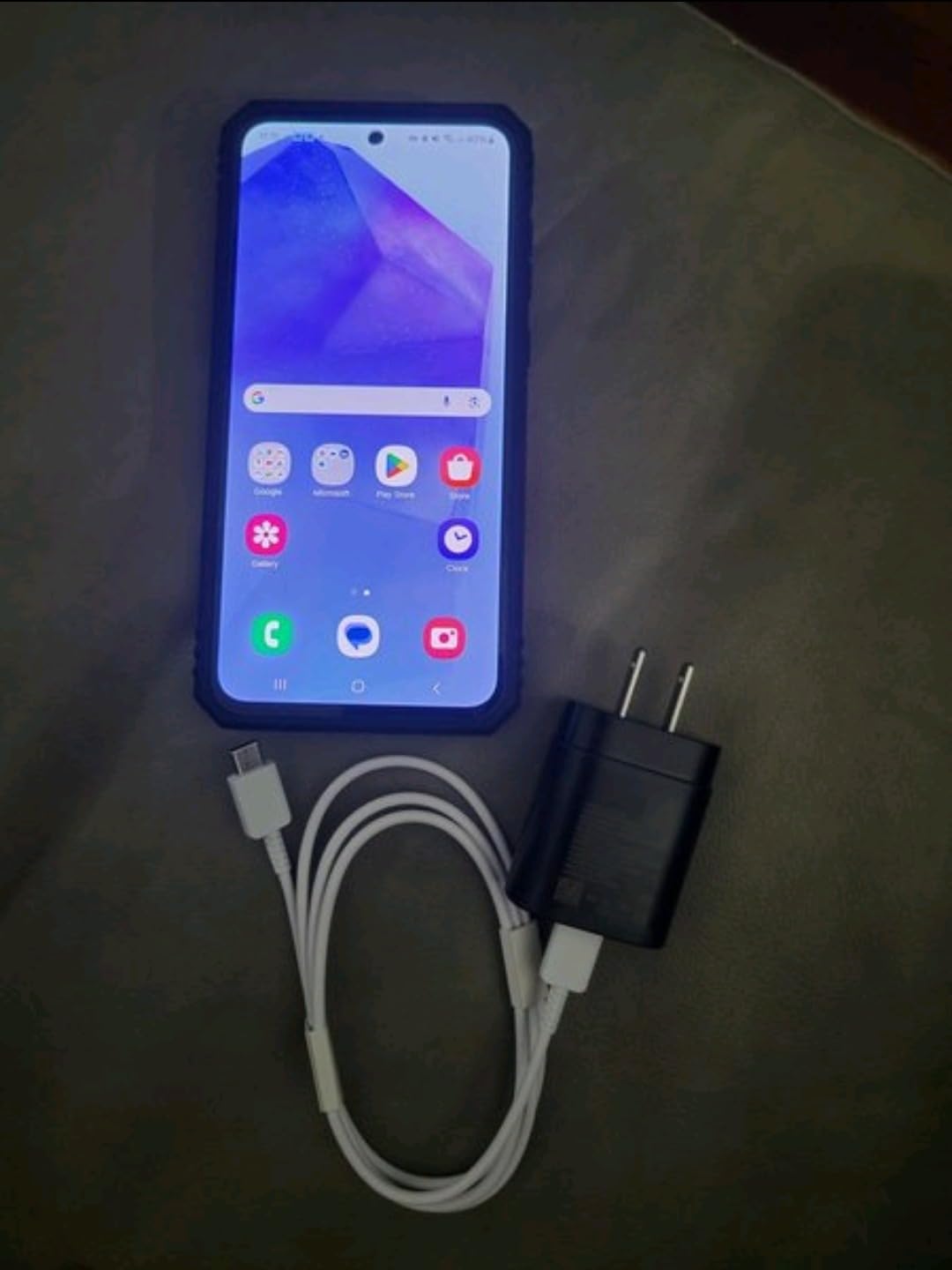 Samsung Galaxy A55 5G A556E 256GB Dual-SIM GSM Unlocked Android Smartphone (Latin Variant/US Compatible LTE) - Awesome Navy - Customer Photo 1