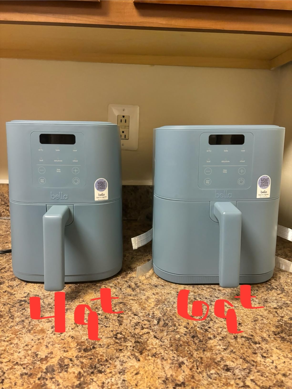 bella 4Qt Slim Air Fryer, Fits-anywhere Kitchenware, EverGood Ceramic Nonstick - Customer Photo 2