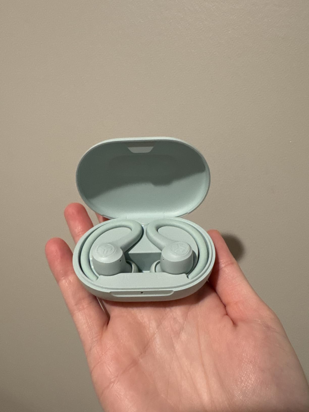 JLab Go Sport+ Wireless Workout Earbuds Featuring C3 Clear Calling, Secure Earhook Sport Design, 35+ Hour Bluetooth Playtime, and 3 EQ Sound Settings (Graphite) - Customer Photo 1