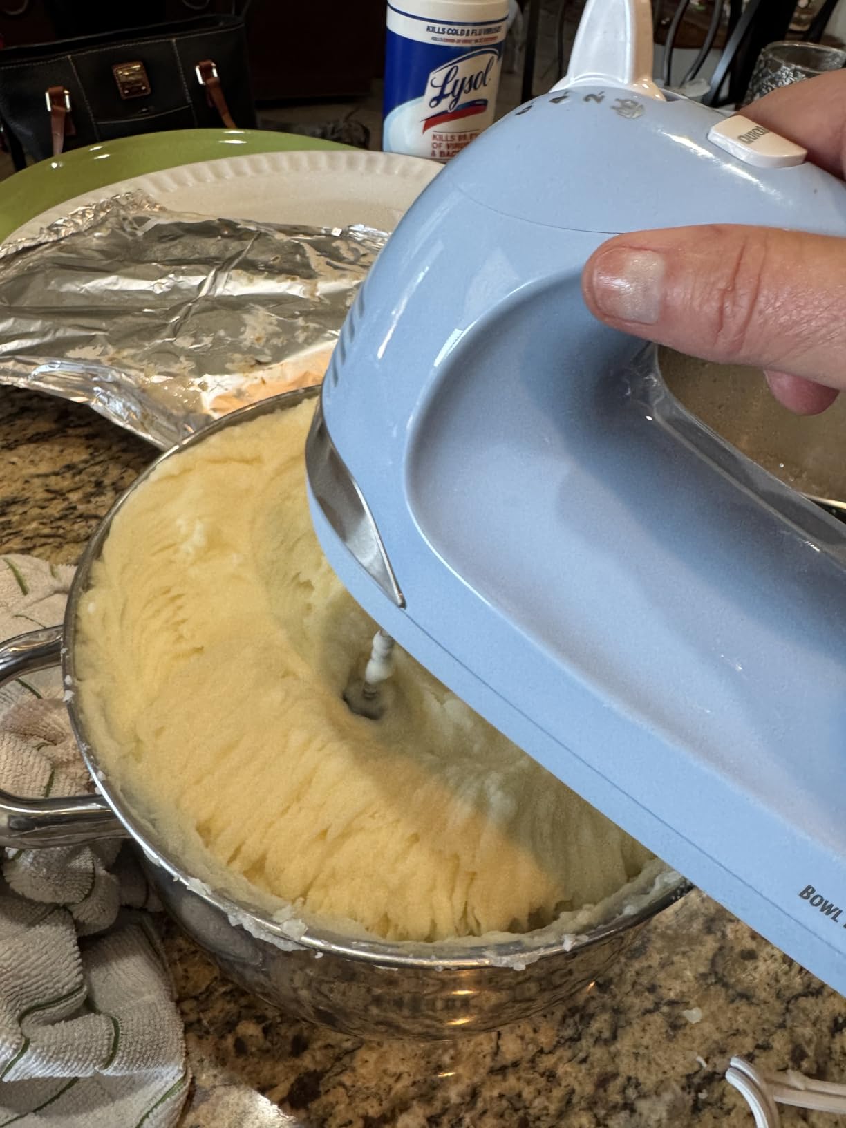 Hamilton Beach 6-Speed Electric Hand Mixer with Whisk, Dough Hooks and Easy Clean Beaters, Powerful 275 Watt Motor, Snap-On Storage Case, Black - Customer Photo 1