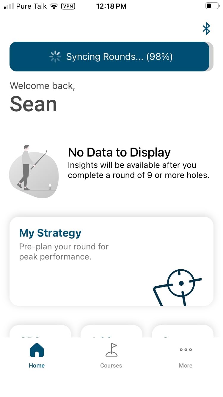 Shot Scope V5 GPS Watch, Shot Tracking, 36k+ Preloaded Courses, Full Course Maps, No Subscription (Black) - Customer Photo 2
