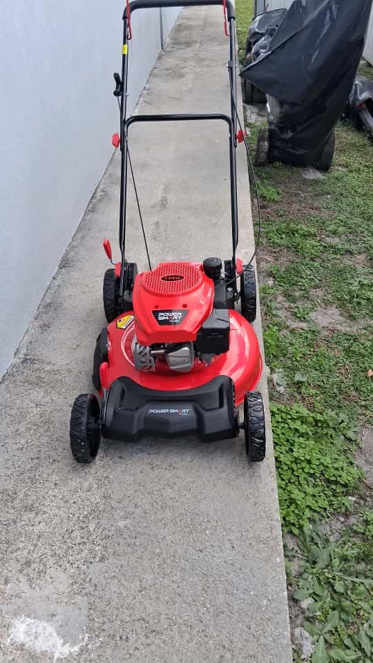 PowerSmart 21 in. Gas Lawn Mower with 144cc OHV Engine, 2-in-1 Push Mower with Mulching & Side-Discharge - Customer Photo 1