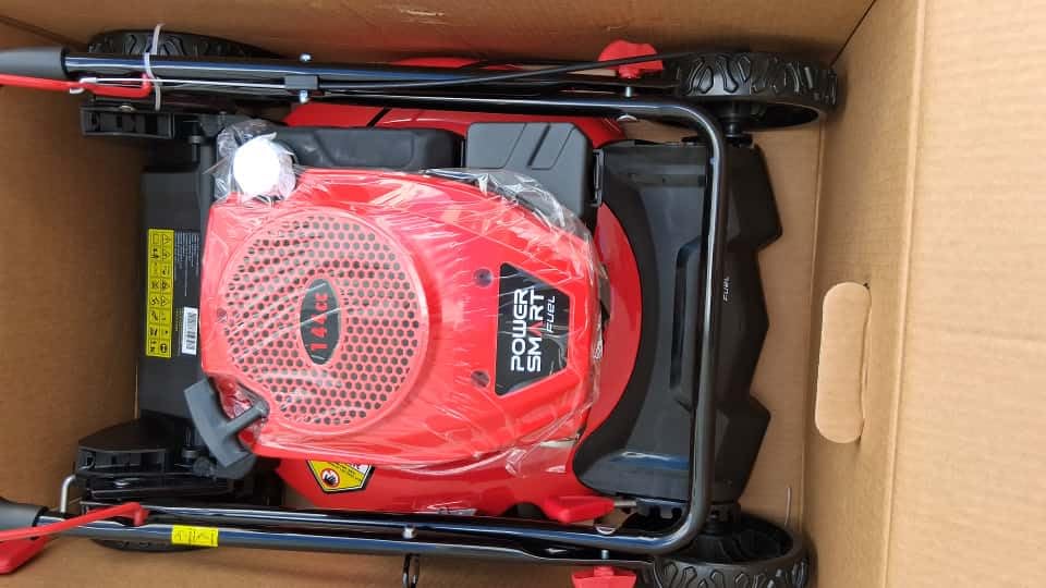 PowerSmart 21 in. Gas Lawn Mower with 144cc OHV Engine, 2-in-1 Push Mower with Mulching & Side-Discharge - Customer Photo 2