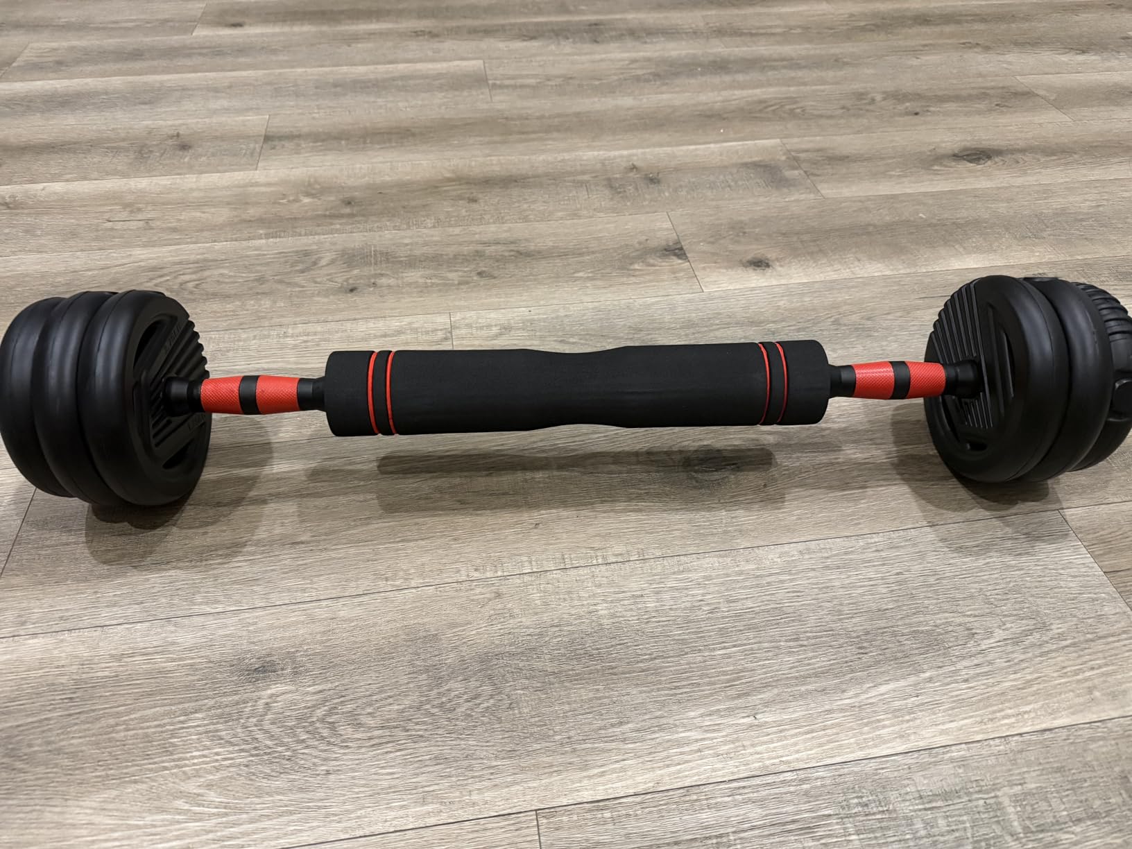 Adjustable Dumbbell set,20/30/45/70/90lbs Free Weight Set customer photo 1