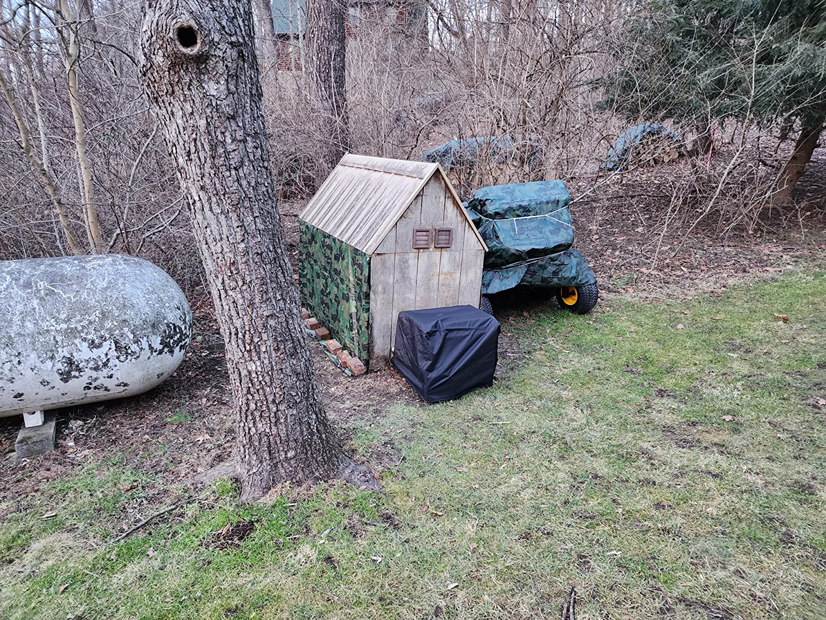Porch Shield Generator Covers Running - Heavy Duty Waterproof Generator Rain Tent Shelter for 3500w-12000w - Customer Photo 2