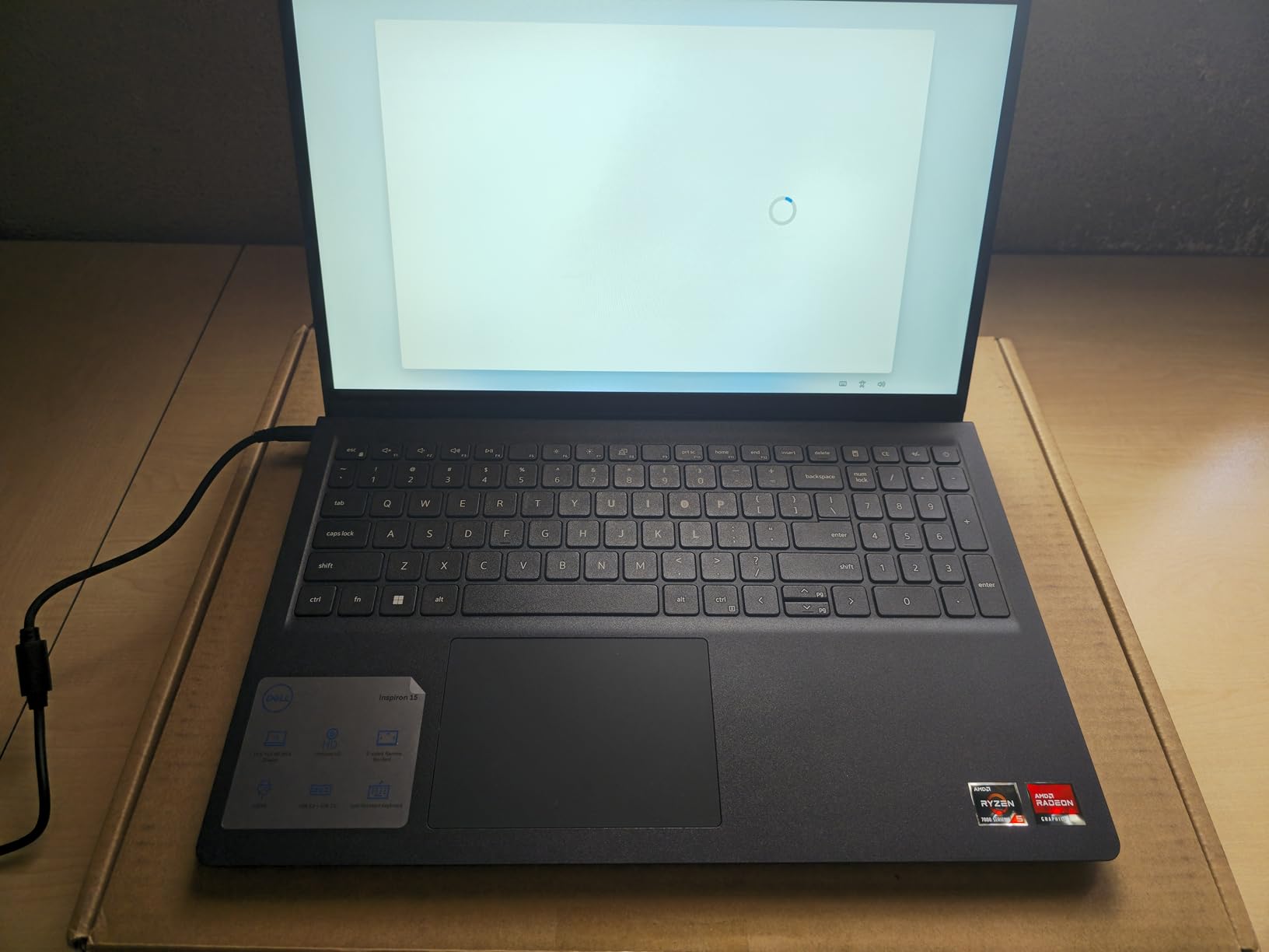 Dell Inspiron 16 5645 Laptop - 16.0 16:10 FHD+ (1920 x 1200) Display, AMD Ryzen 7-8840U, 16GB DDR5 RAM, 1TB SSD, AMD Radeon Graphics, Windows 11 Home, Onsite & Migrate Services - Midnight Blue - Customer Photo 1