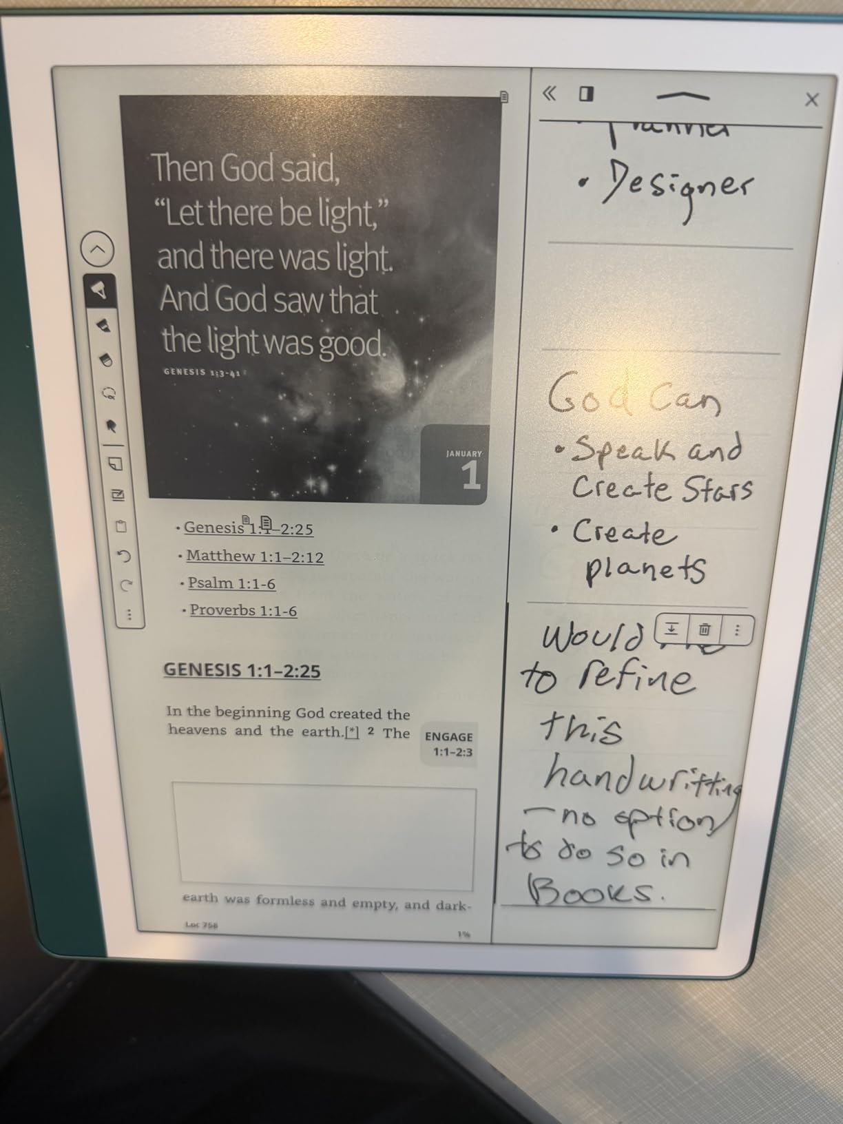 Amazon Kindle Scribe (32GB) - Your notes, documents and books, all in one place. With built-in AI notebook summarization. Includes Premium Pen - Tungsten - Customer Photo 4