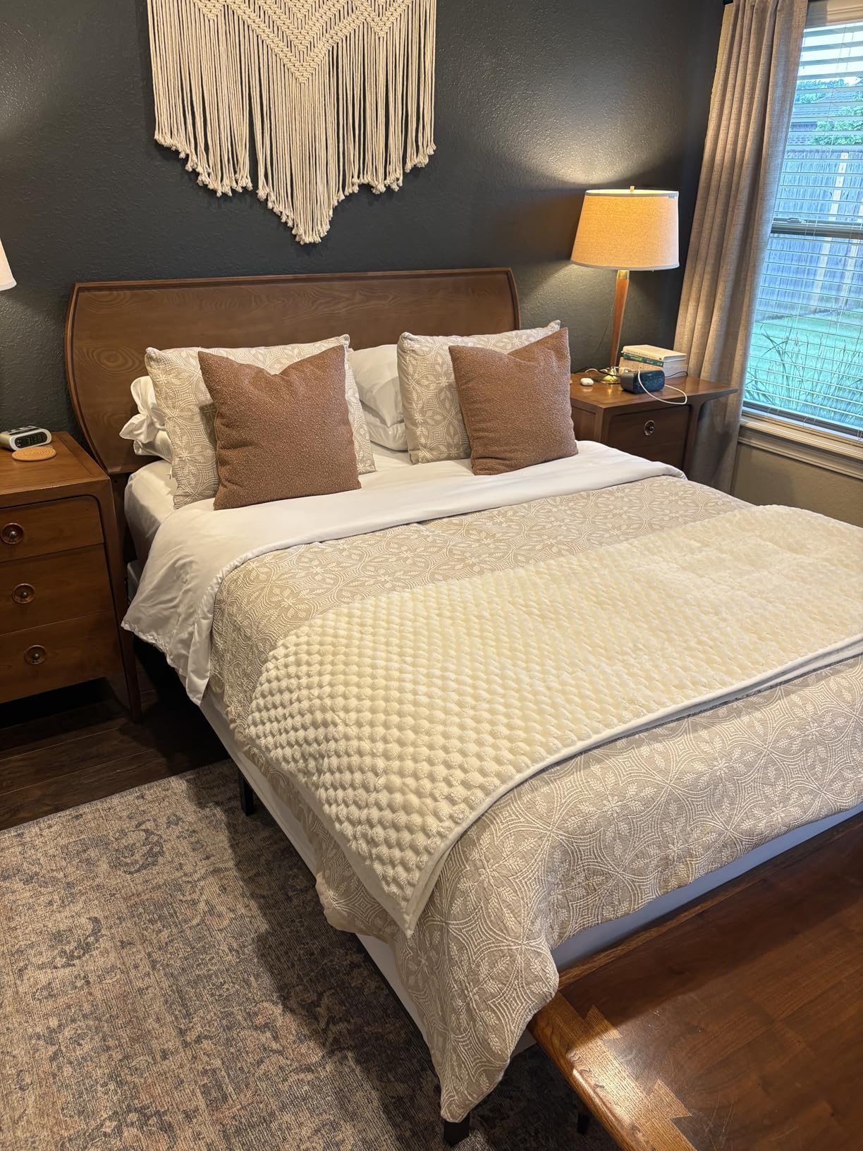 Wemore Fleece Weighted Blanket for Adults (60