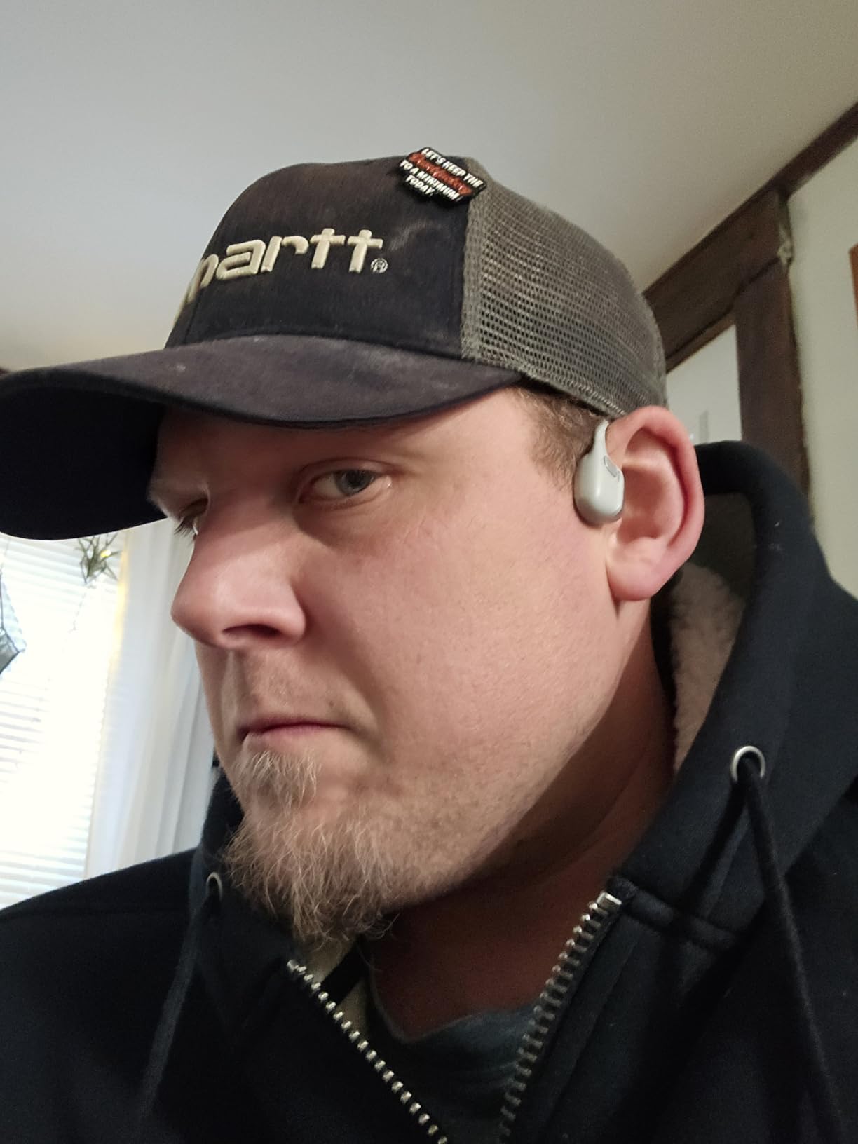 SHOKZ New OpenRun Pro 2 - Bone Conduction Headphones, Open-Ear Bluetooth Wireless Sport Earphones for Running, Workouts - Sweat Resistant, Secure Comfortable Fit - Deep Bass, Smart Mic, Reflective Strip - Customer Photo 1