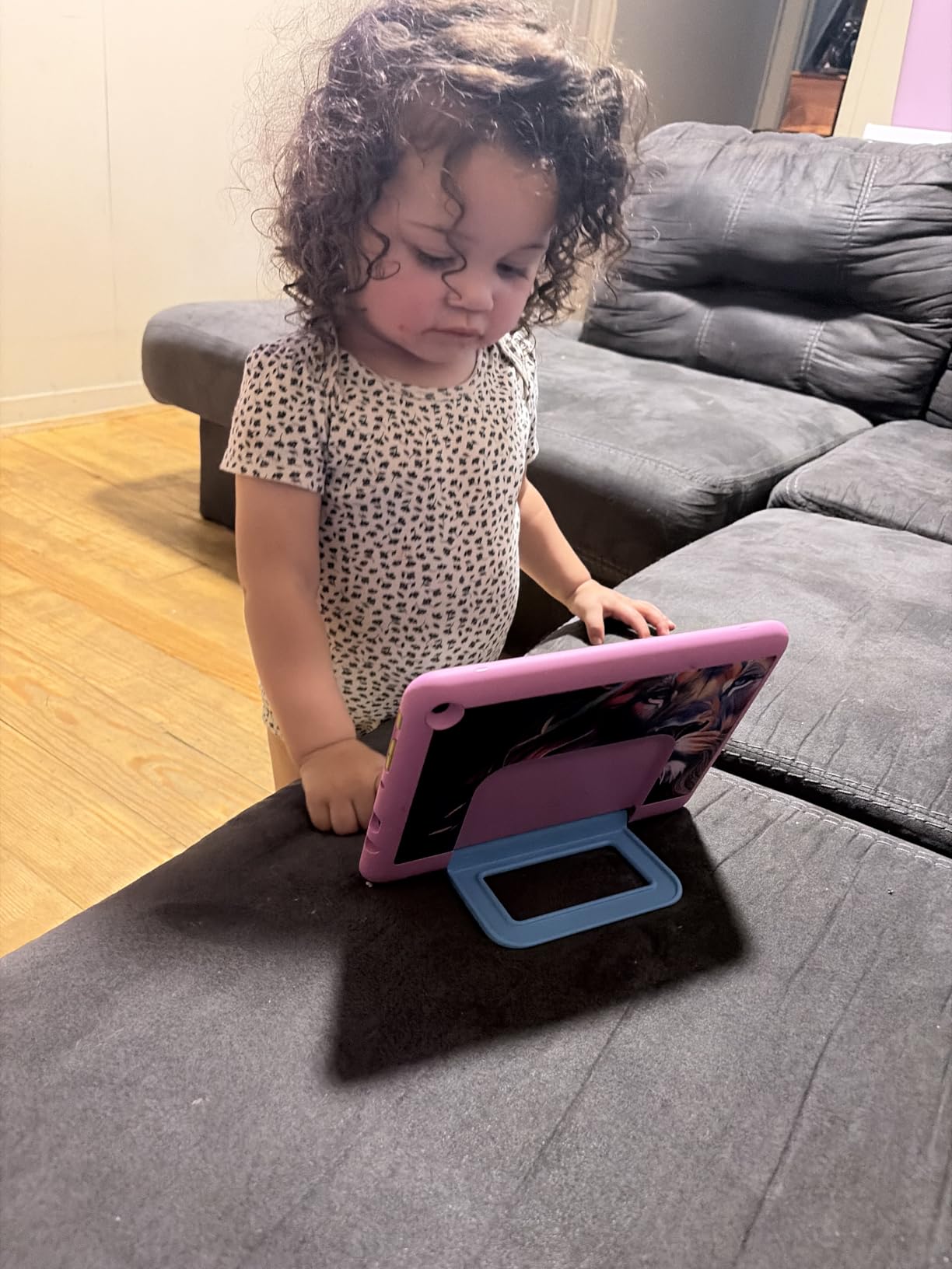 Fire HD 8 Kids Pro tablet, ages 6-12. Bright 8