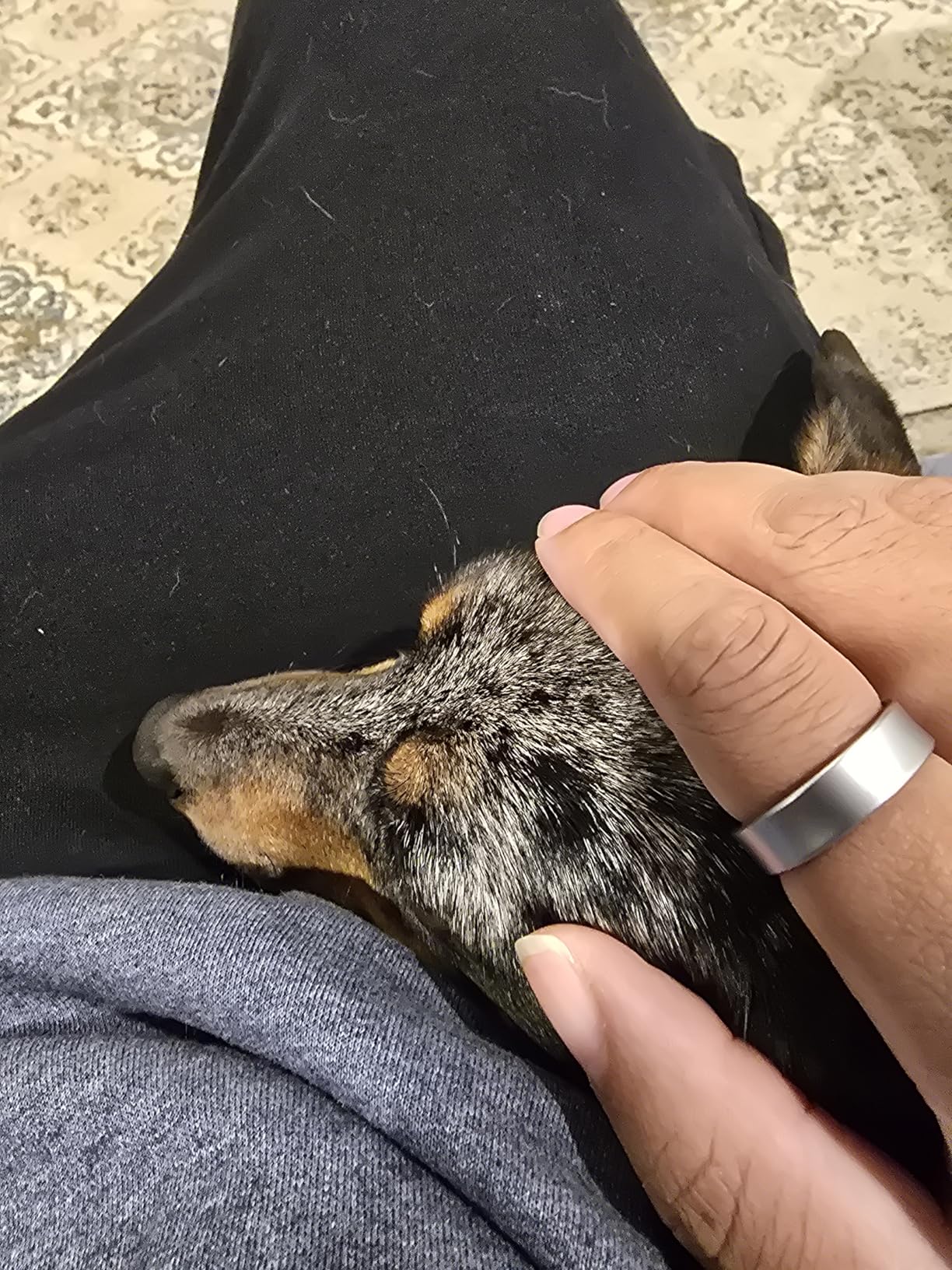 SAMSUNG Galaxy Ring, AI Smart Ring, Size First w/Sizing Kit, No App Subscription, Fitness Monitor, Sleep Tracker, Up to 7-Day Battery, Size 8, Titanium Gold [US Version, 1Yr Manufacturer Warranty] - Customer Photo 1