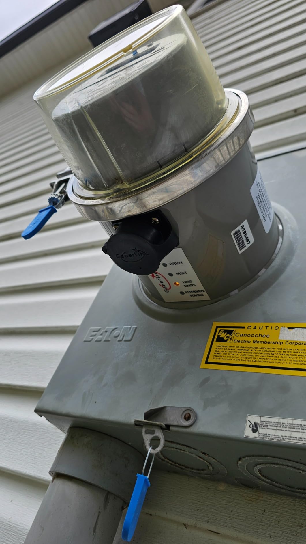 GenerLink Automatic Transfer Switch for Home Generator w/Surge Protection - Meter Mounted Transfer Switch for Portable Generators - Outdoor & Home - Fast and Easy Installation - 30AMP - Customer Photo 1